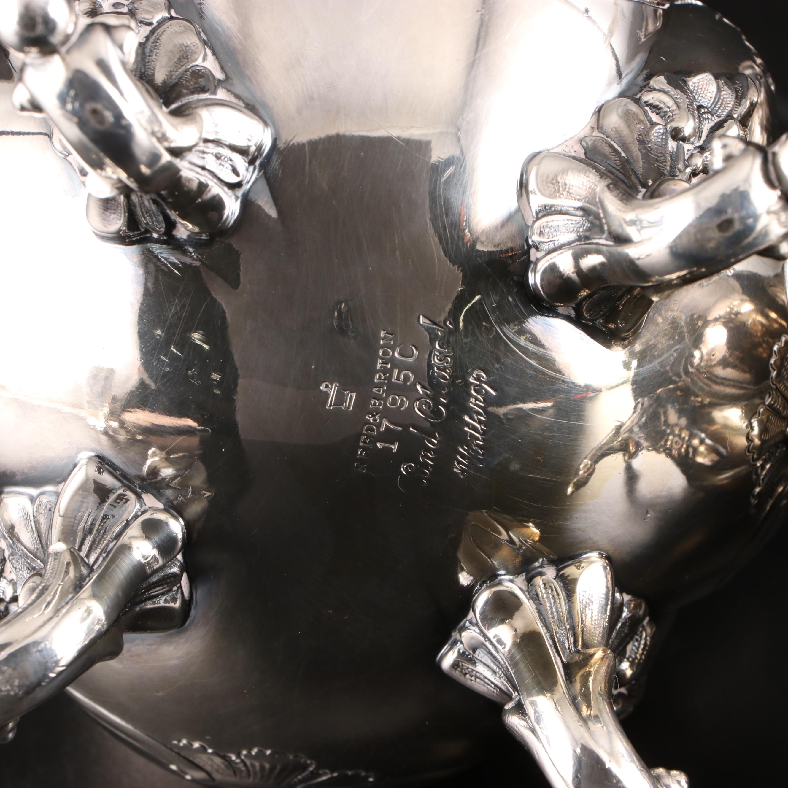 Reed & Barton "Winthrop" Silver Plate Tea and Coffee Service, 1954