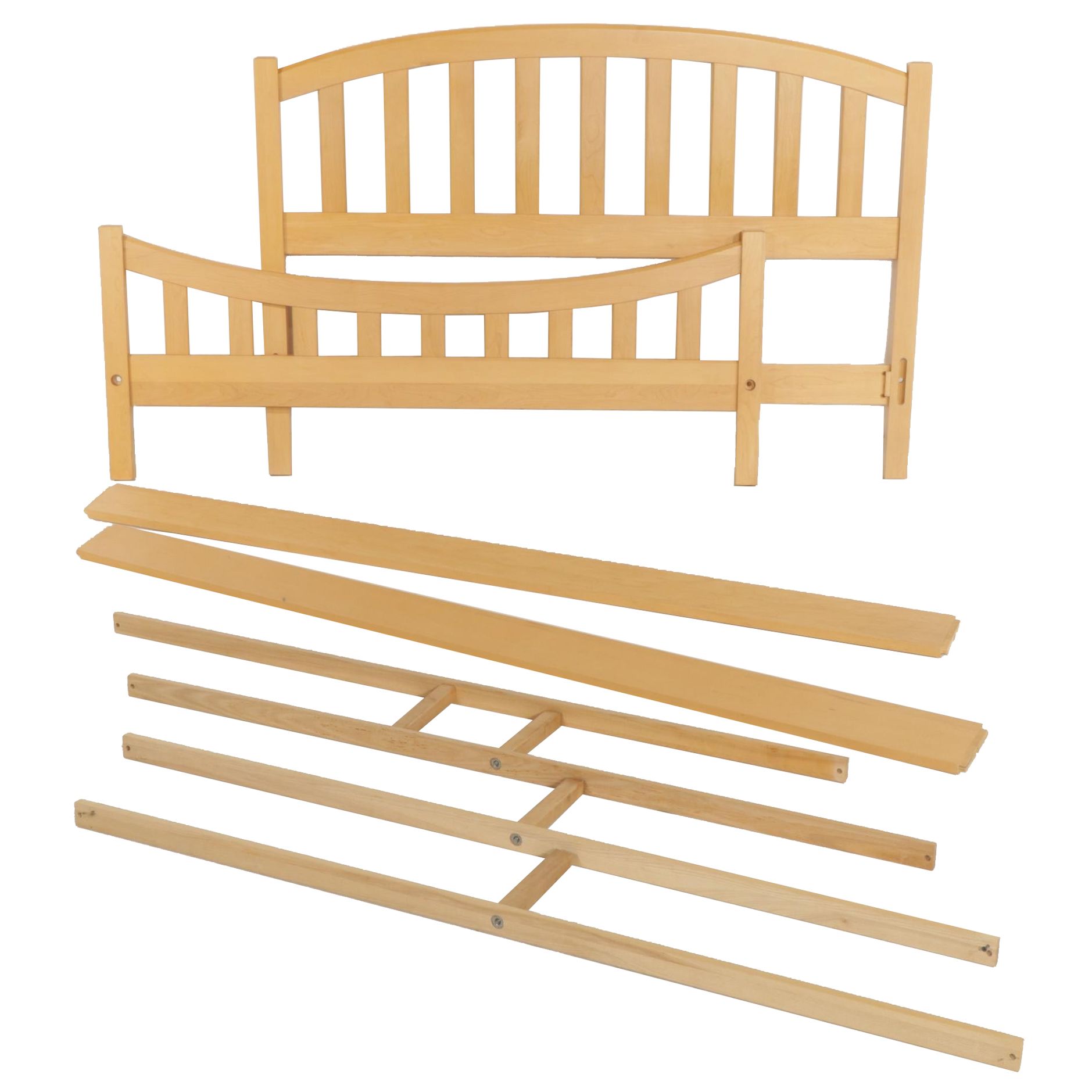 Ethan Allen "American Dimensions" Maple Queen Size Bed Frame, 21st Century