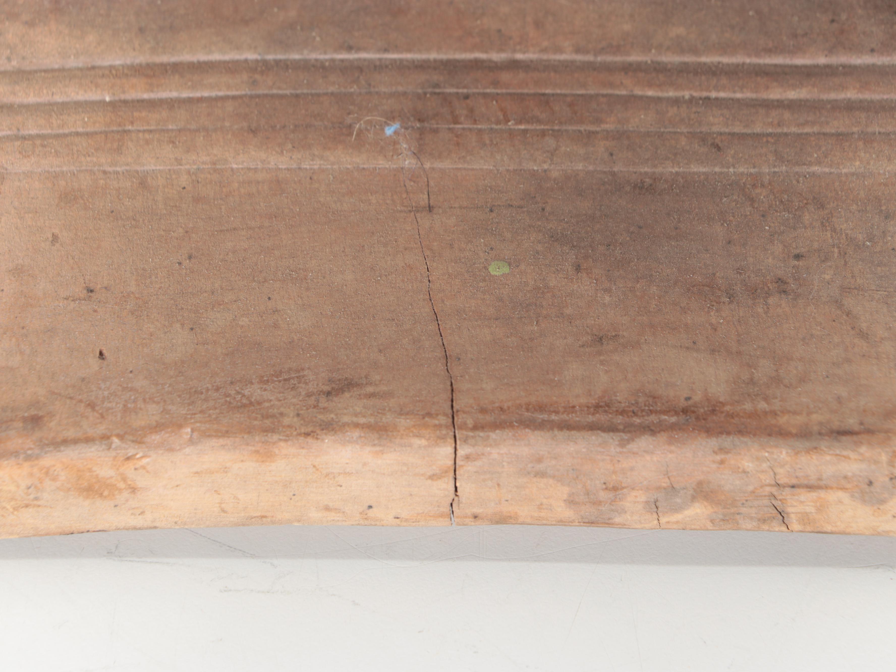 Ashanti Carved Wooden Footstool, 20th Century