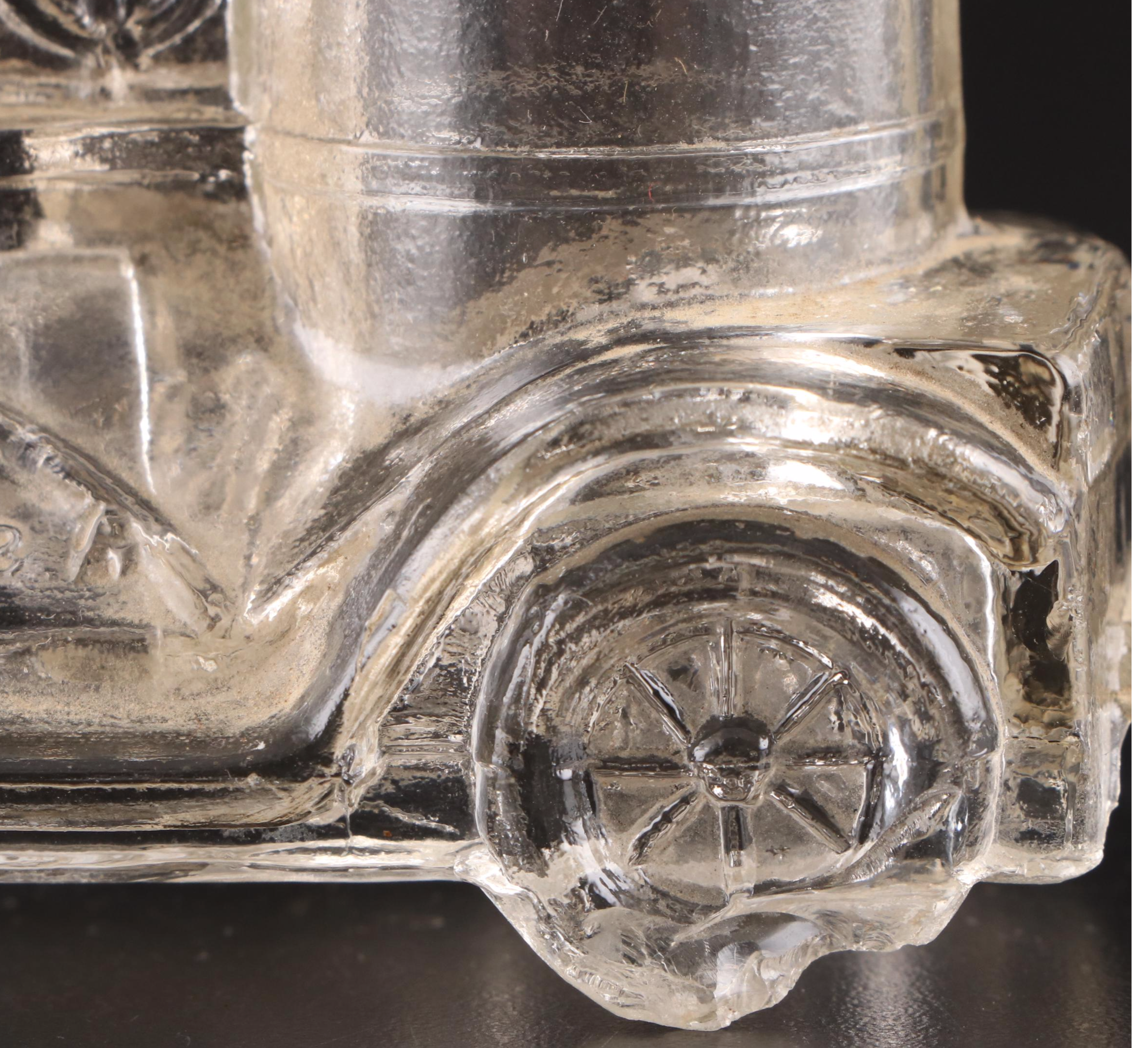 WMF Miniature Glass Beer Mugs with Victory Glass Firetruck Candy Container