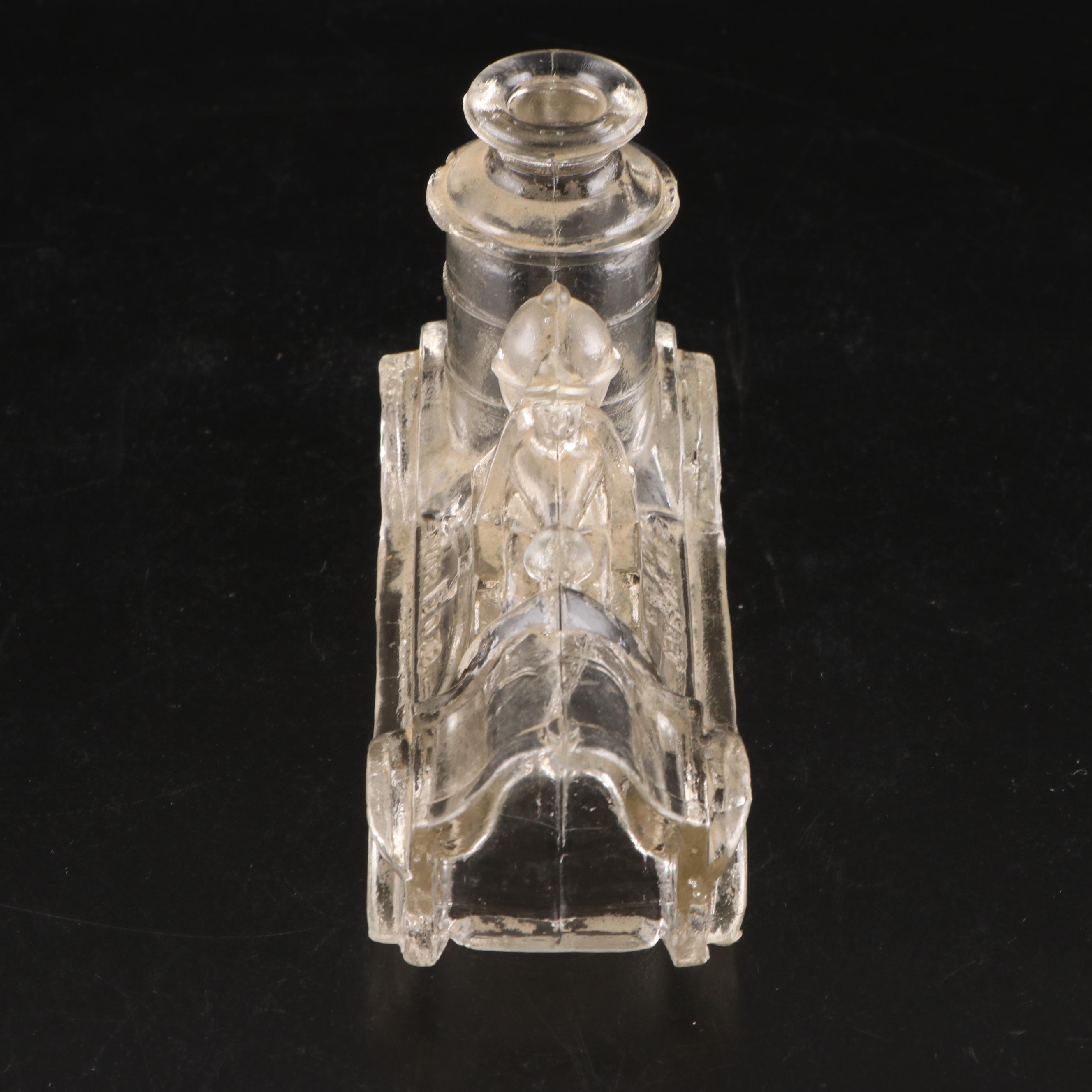 WMF Miniature Glass Beer Mugs with Victory Glass Firetruck Candy Container