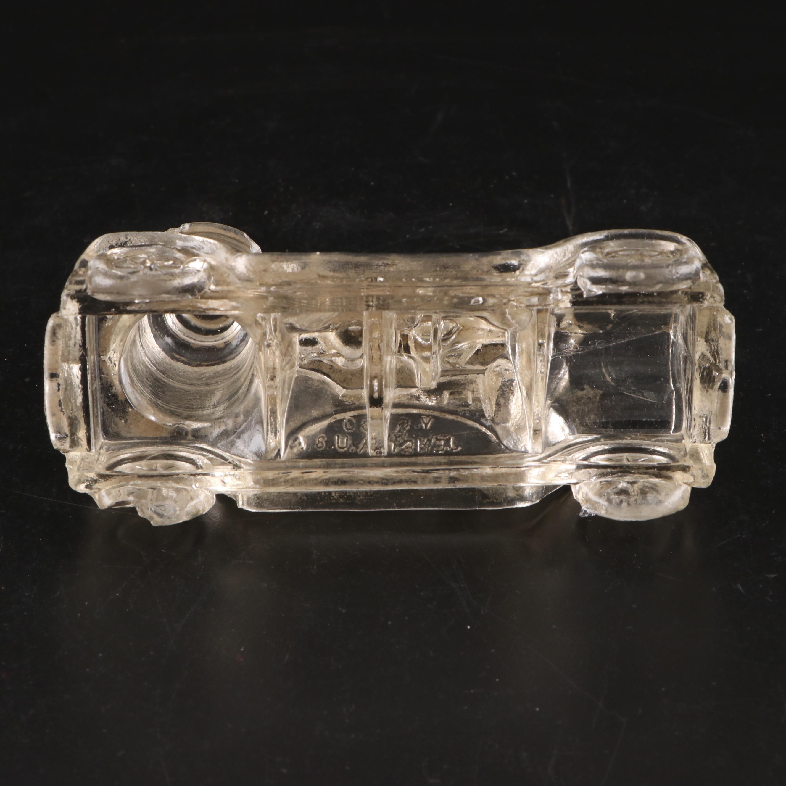 WMF Miniature Glass Beer Mugs with Victory Glass Firetruck Candy Container