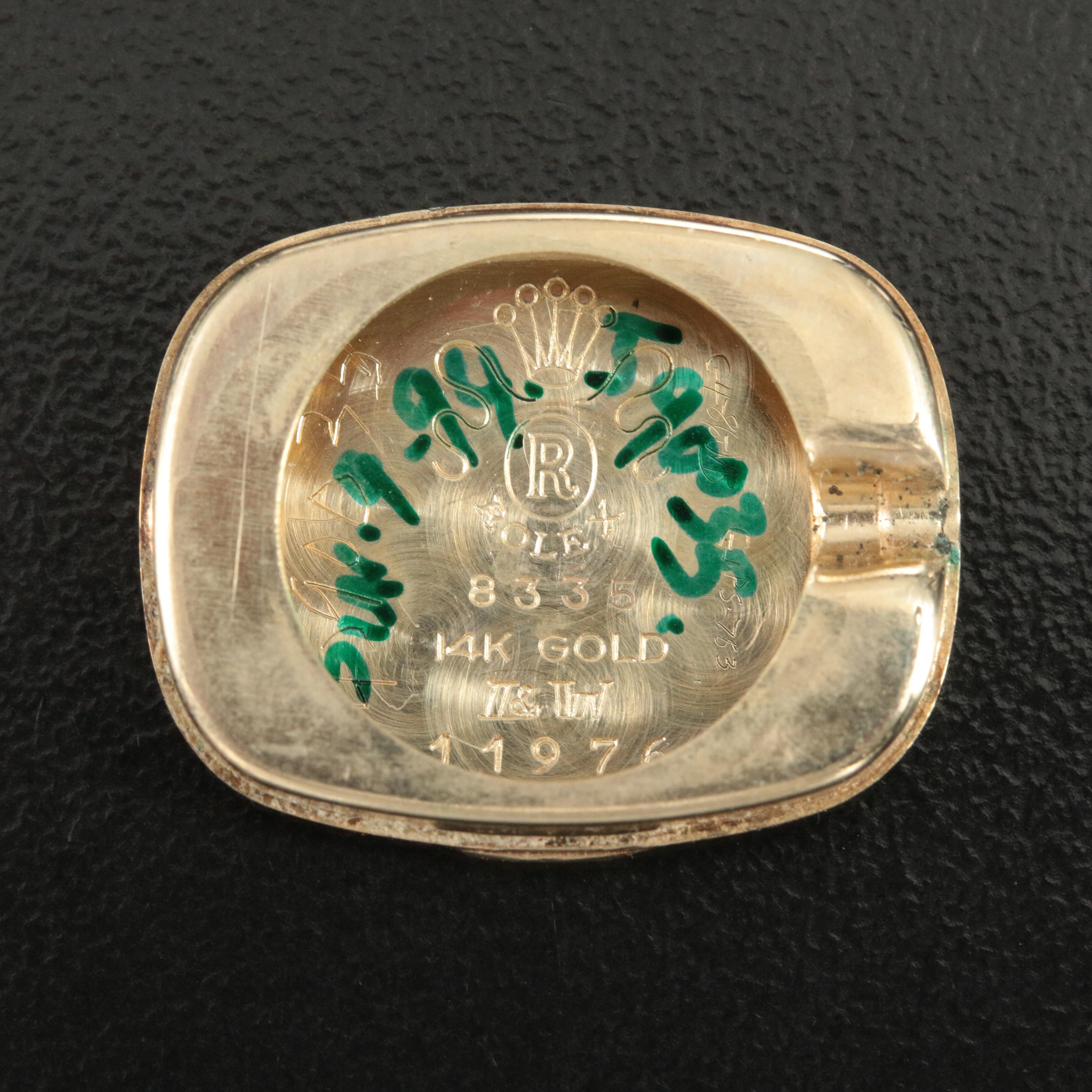 Vintage 14K and 1.23 CTW Diamond Rolex Watch