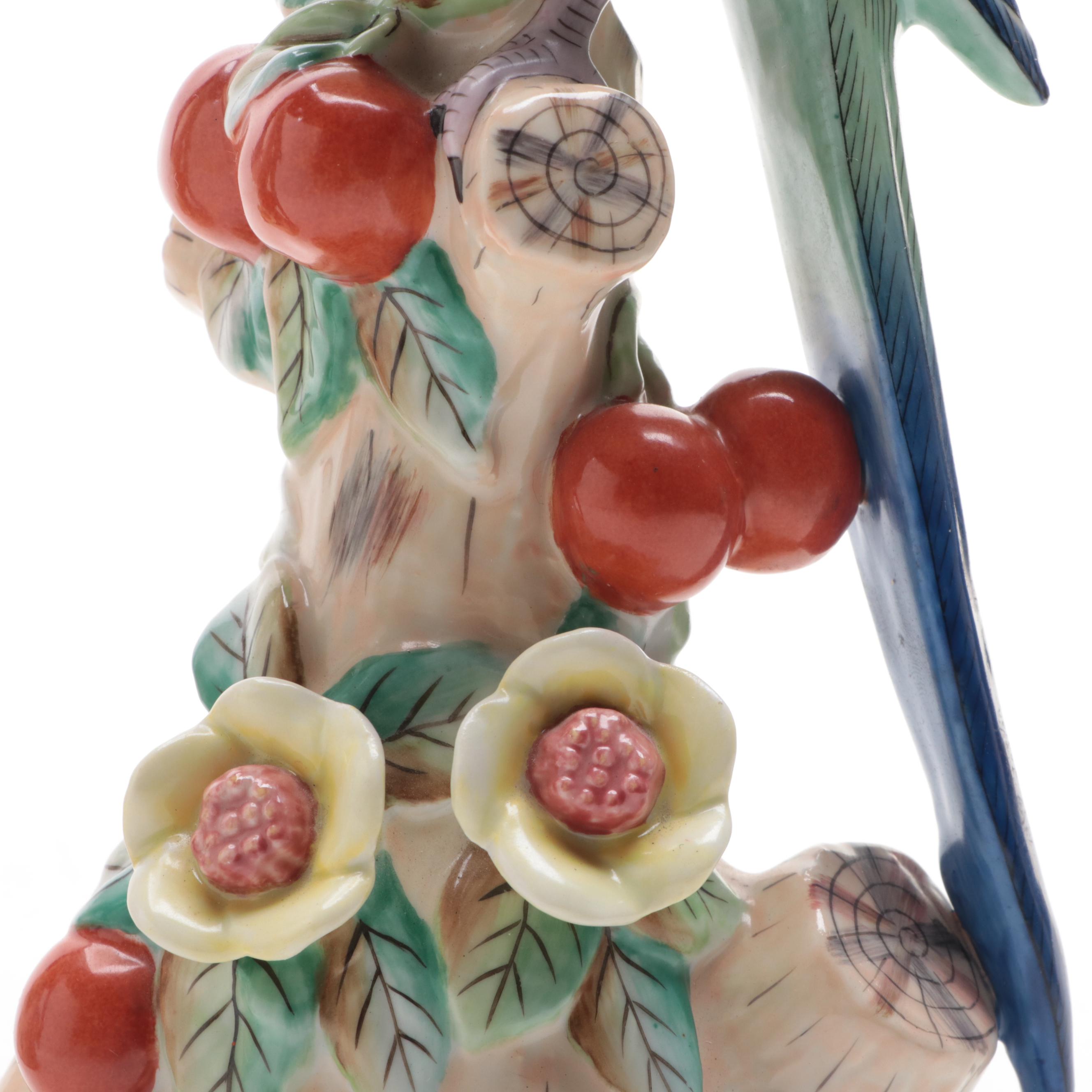 Chelsea House Ceramic Parrot Figurines