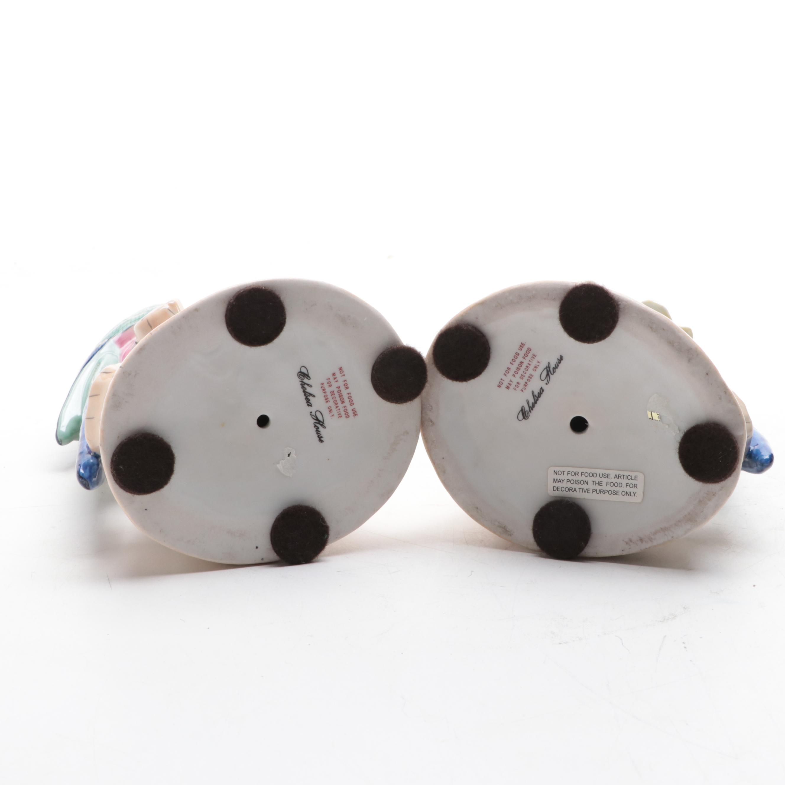 Chelsea House Ceramic Parrot Figurines