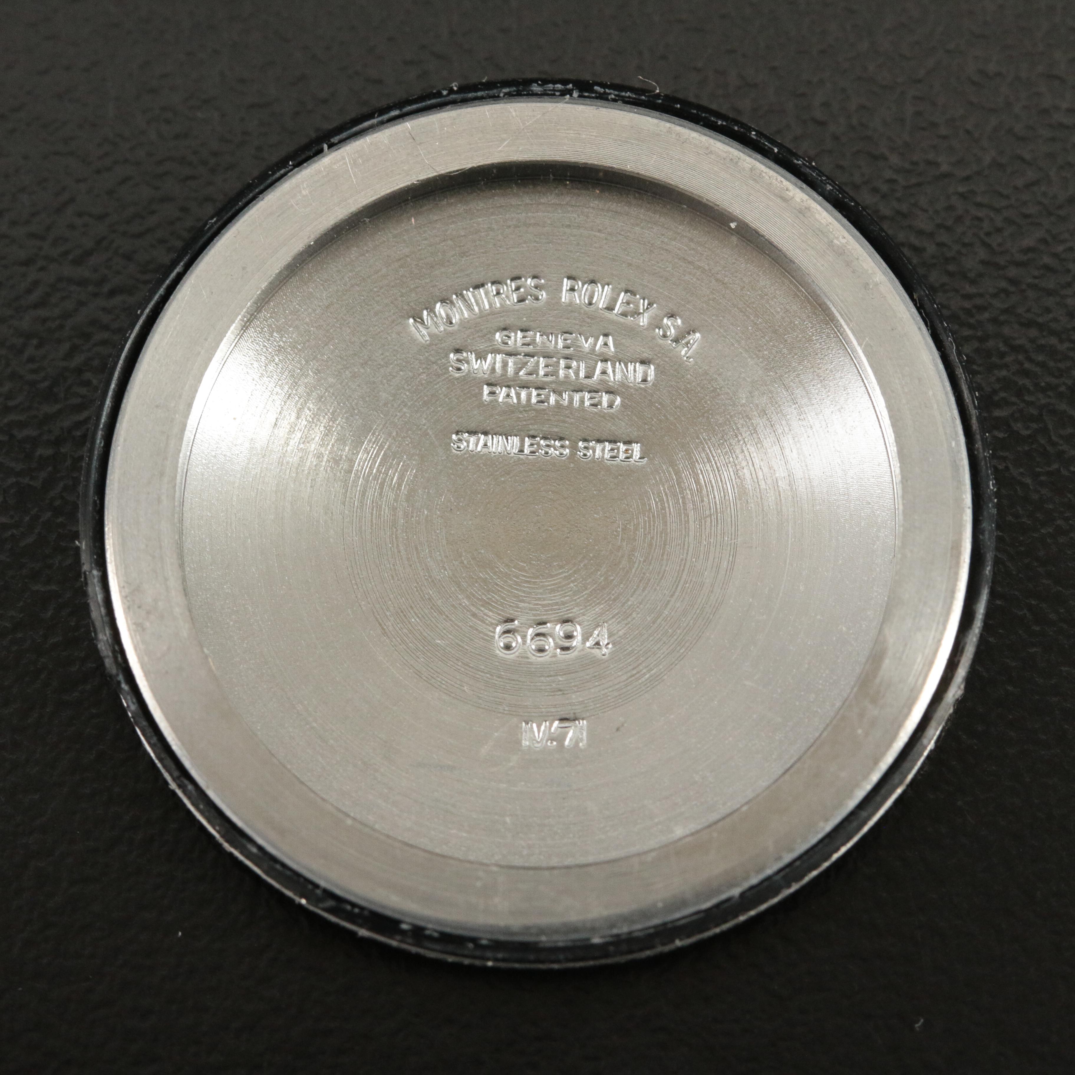 1971 Rolex Oysterdate Precision Stainless Steel Watch