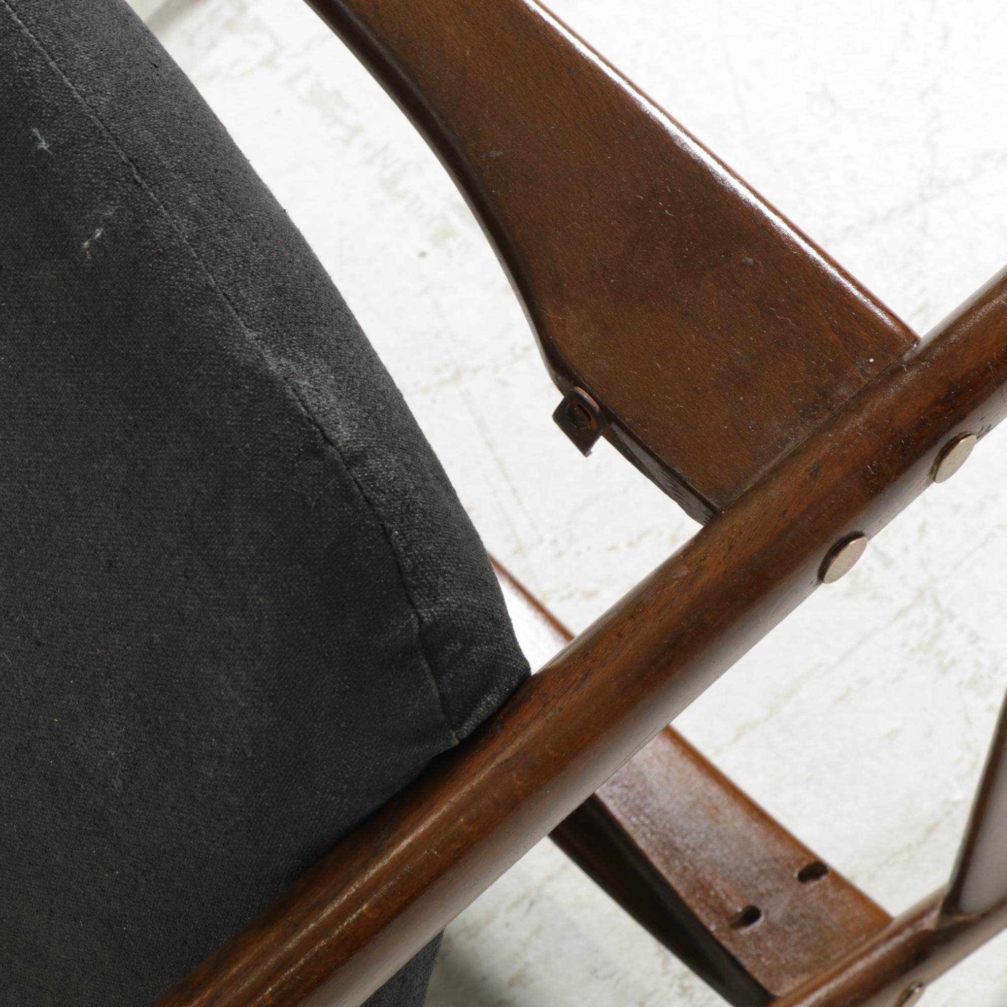 Alf Svensson for Dux "Kontur" Upholstered Teak Armchair