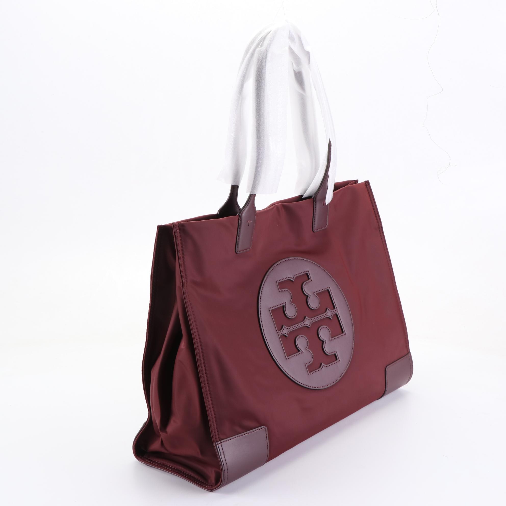 Tory Burch Ella Totes in Oceanside and Claret, New with Tag