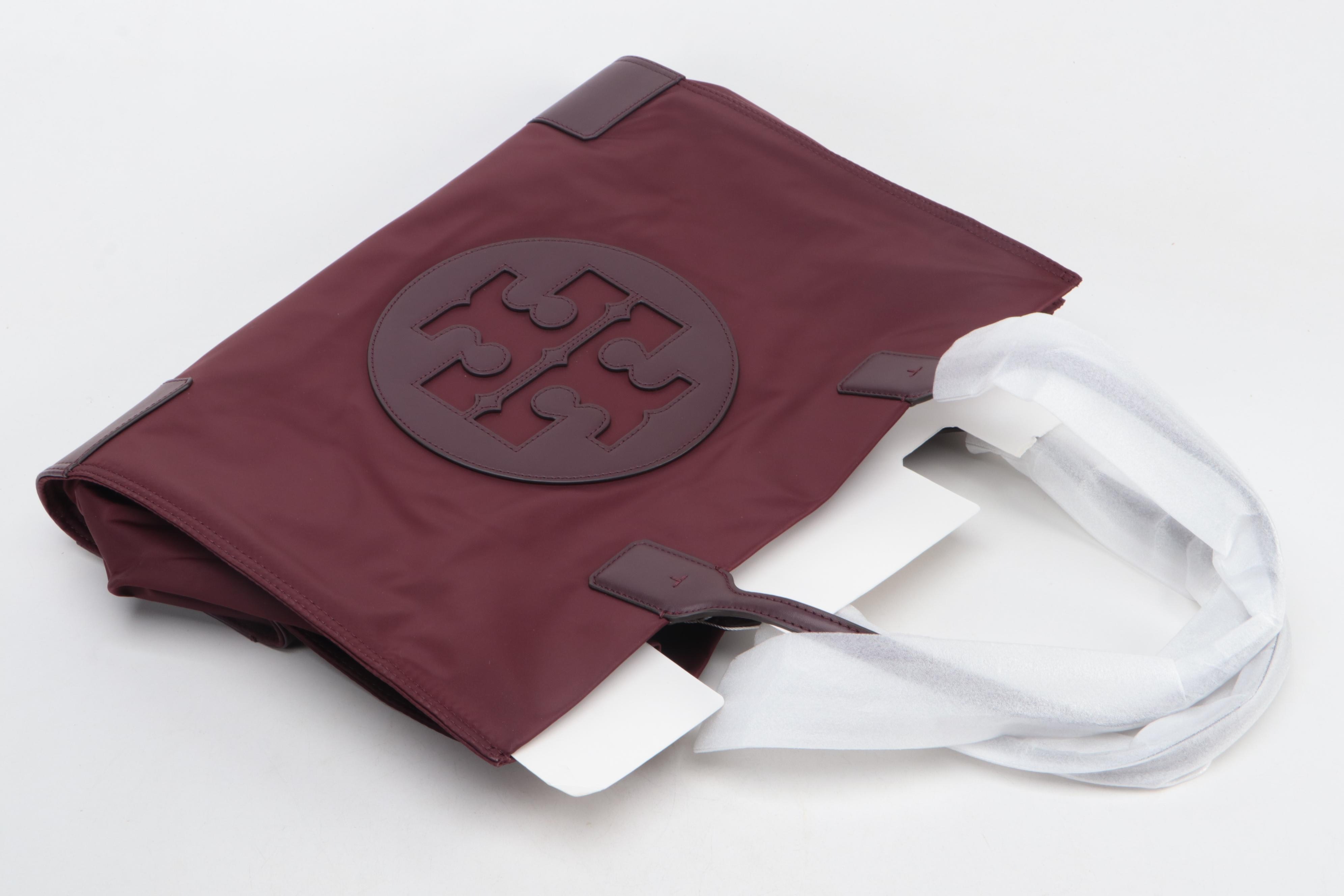 Tory Burch Ella Totes in Oceanside and Claret, New with Tag