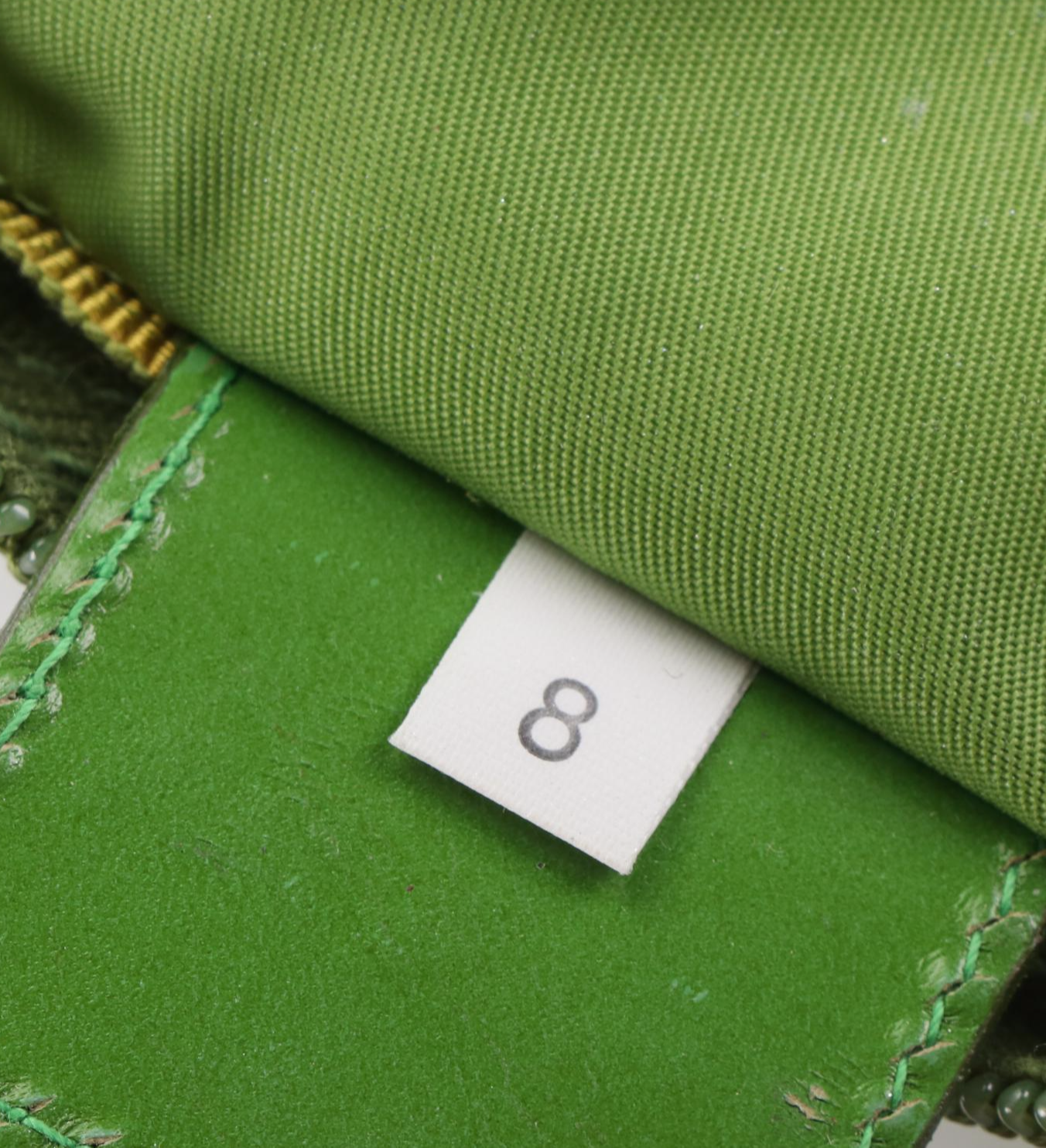 Prada Small Zip Pouch in Nylon with Leather Trim