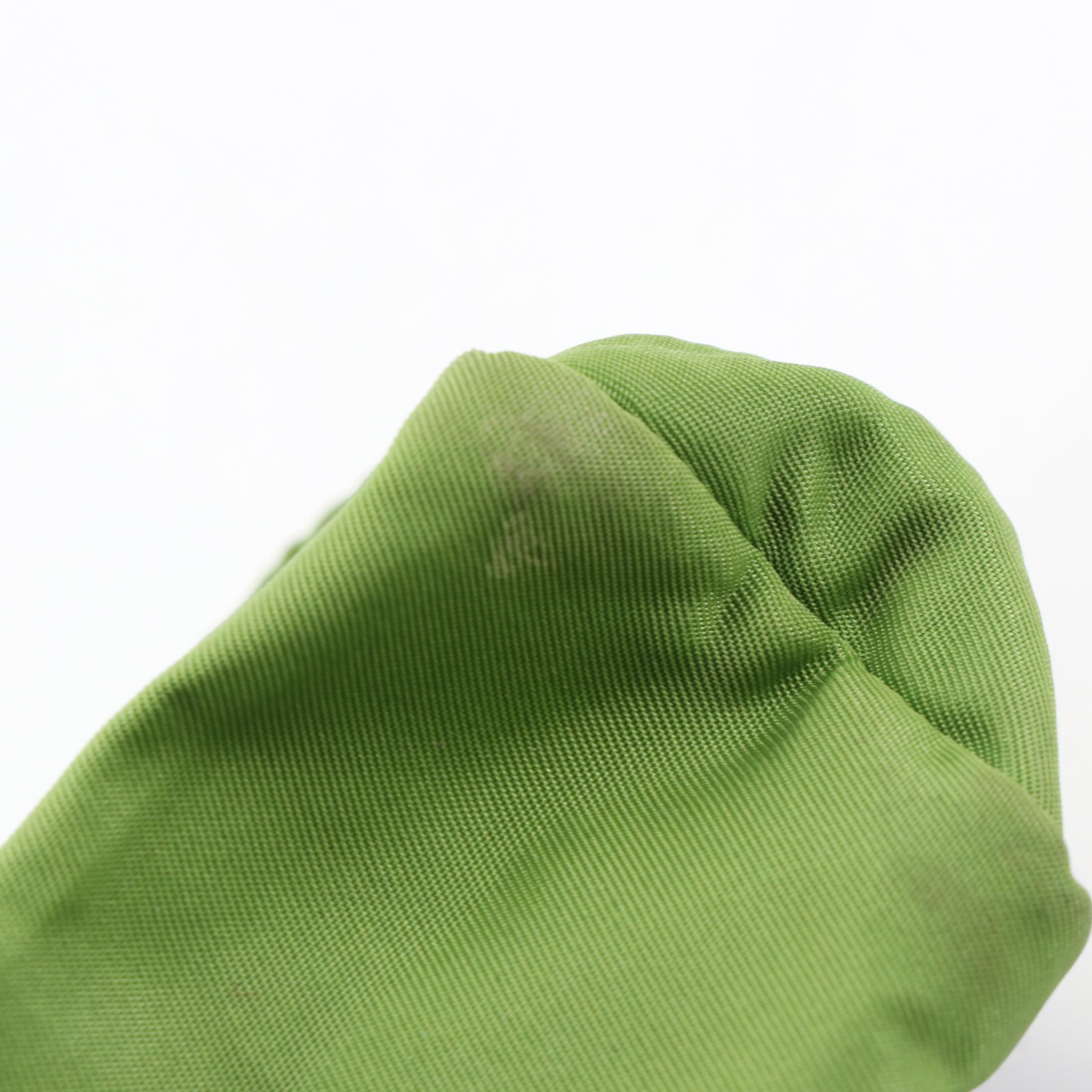 Prada Small Zip Pouch in Nylon with Leather Trim