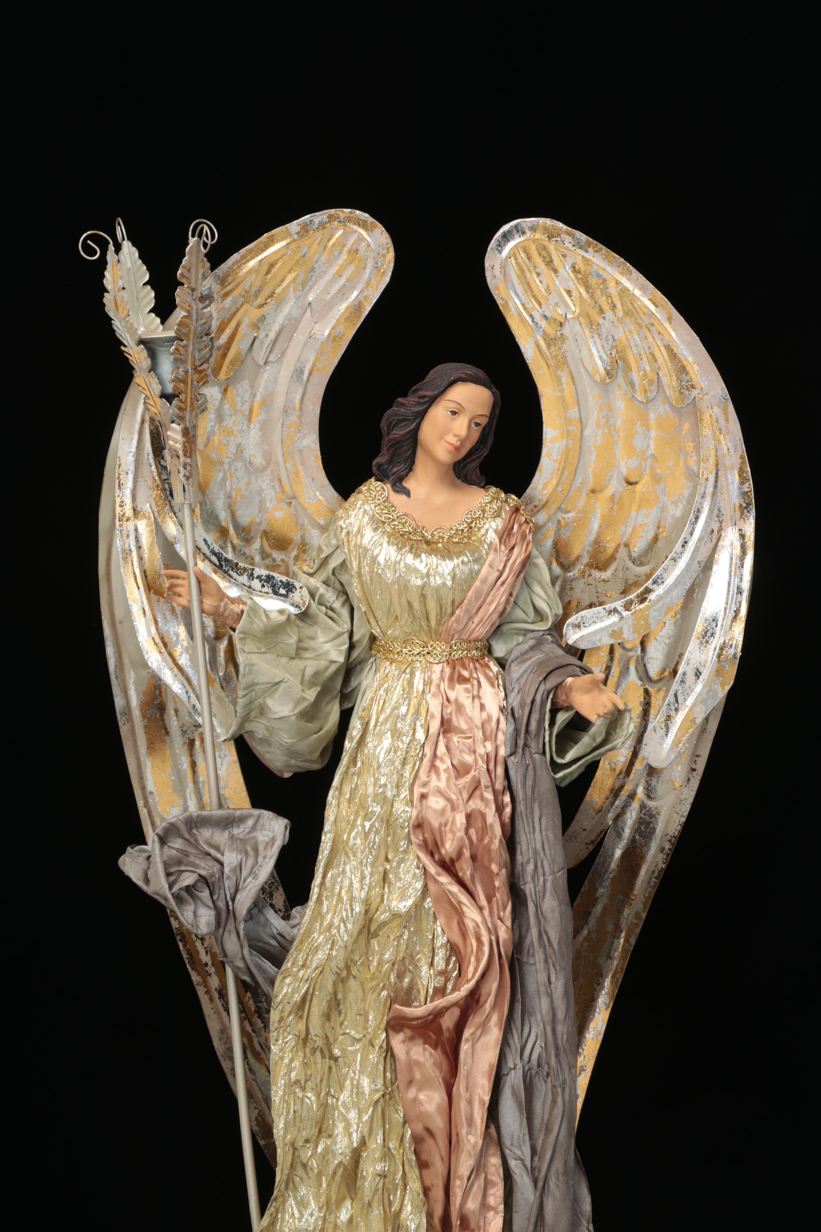 Mark Roberts for Frontgate Towering Angel Candle Holders