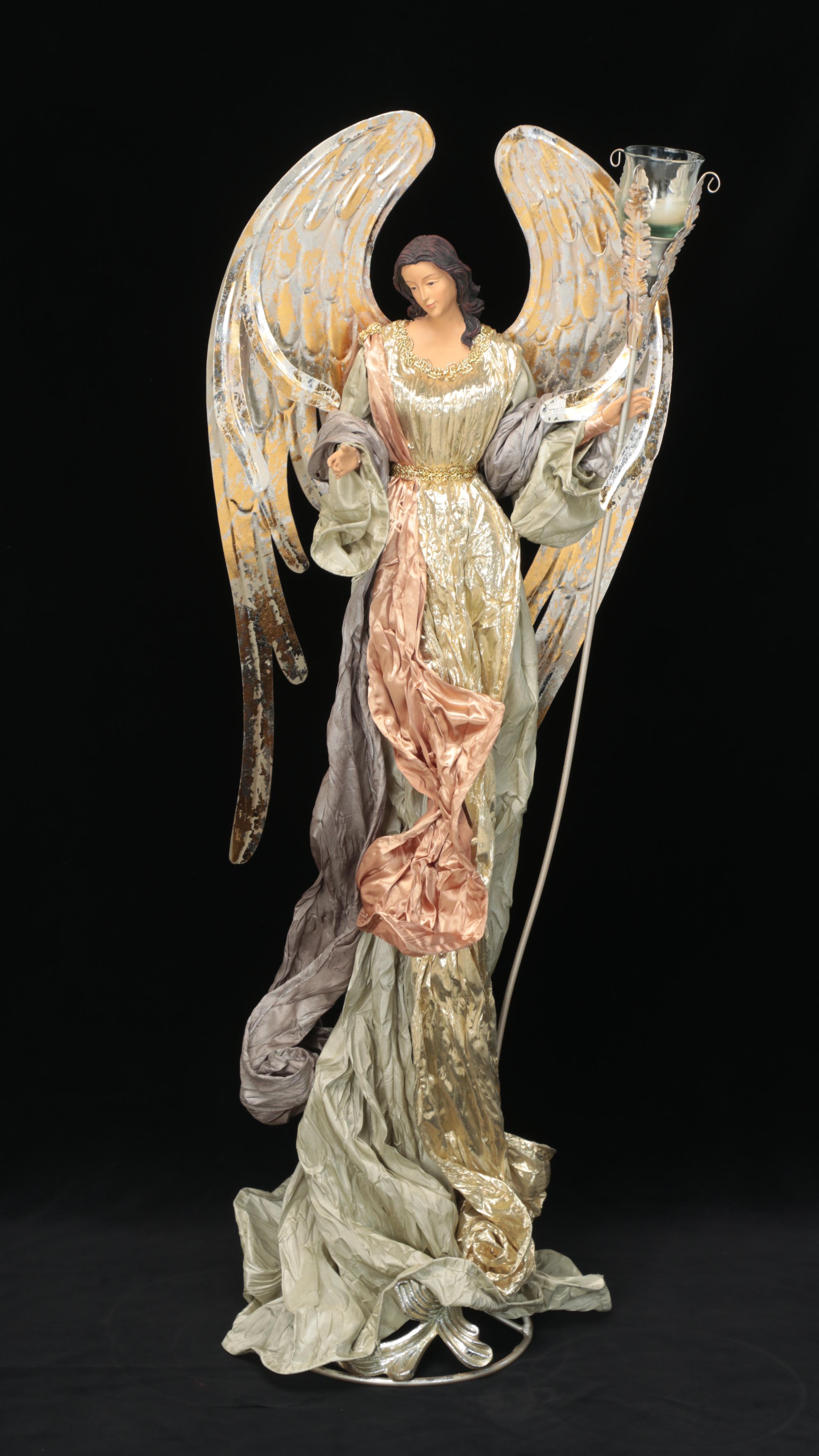 Mark Roberts for Frontgate Towering Angel Candle Holders