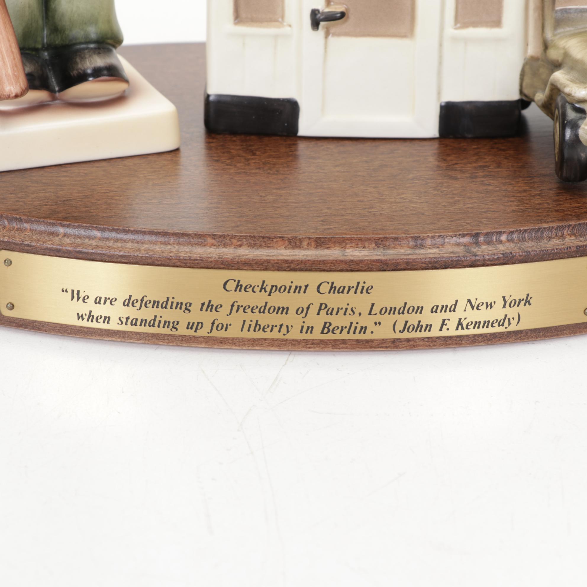 Goebel "Crossroads," "Chimney Sweep," "Checkpoint Charlie" Hummel Figurines