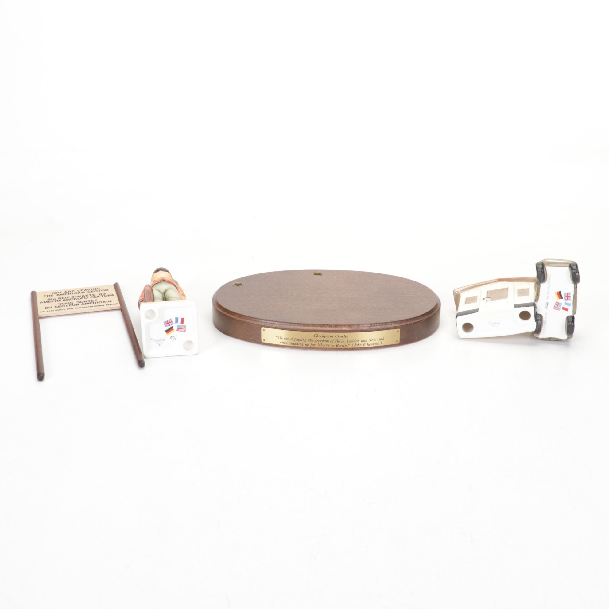 Goebel "Crossroads," "Chimney Sweep," "Checkpoint Charlie" Hummel Figurines