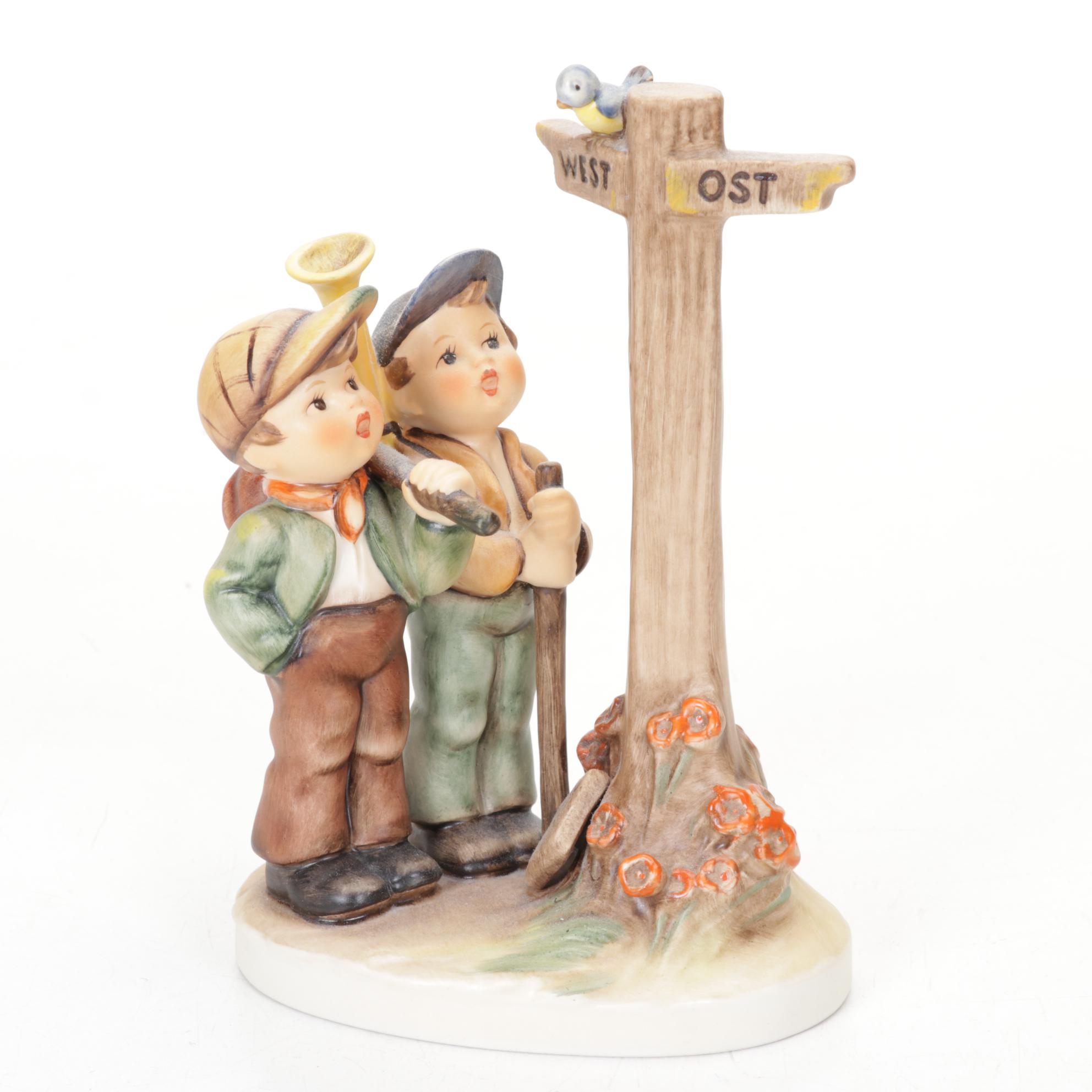 Goebel "Crossroads," "Chimney Sweep," "Checkpoint Charlie" Hummel Figurines