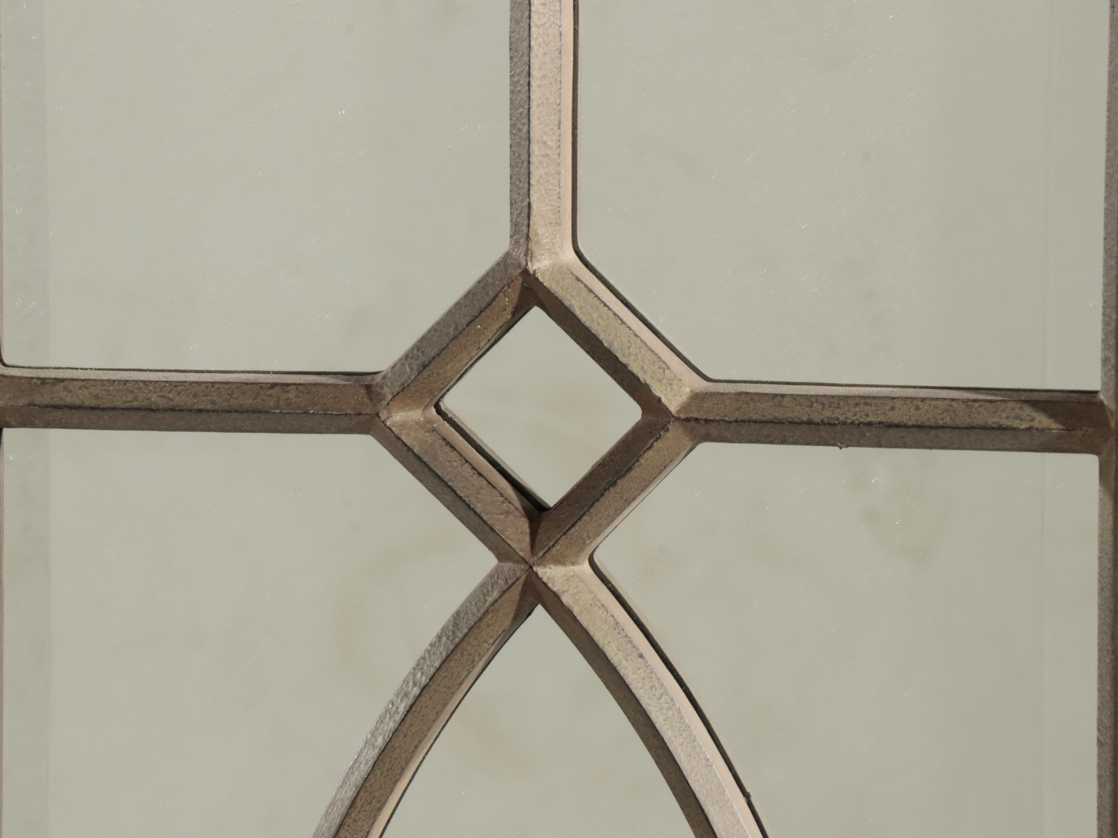 Pair of Ballard Designs "Garden District" Mirrors in Weathered Finish