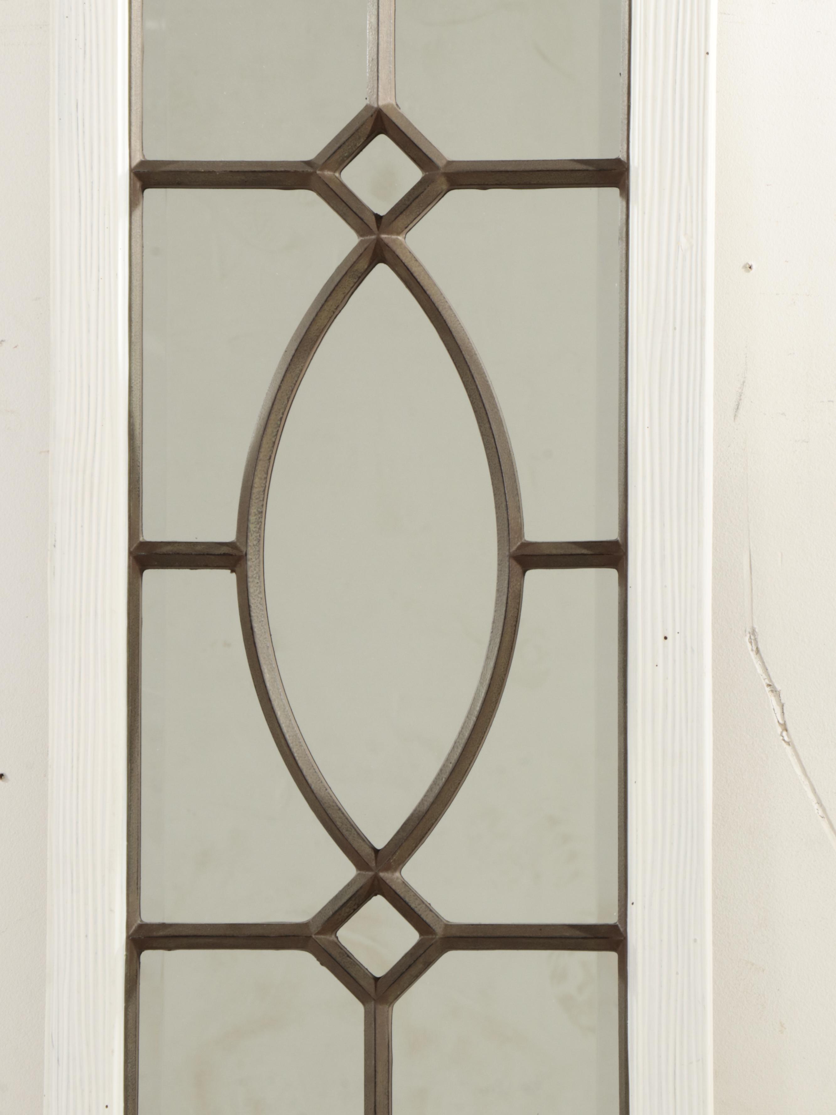 Pair of Ballard Designs "Garden District" Mirrors in Weathered Finish