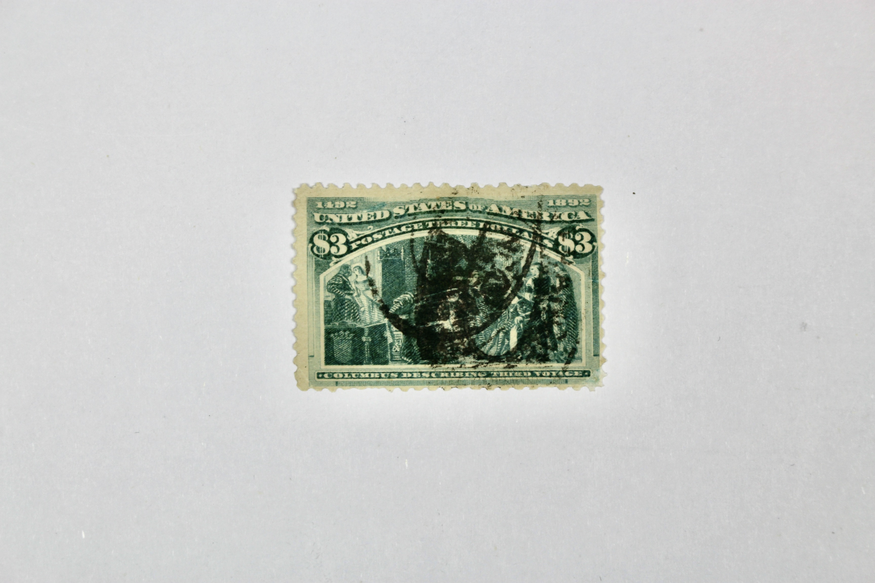 $3 Columbian Exposition Postage Stamp, 1893