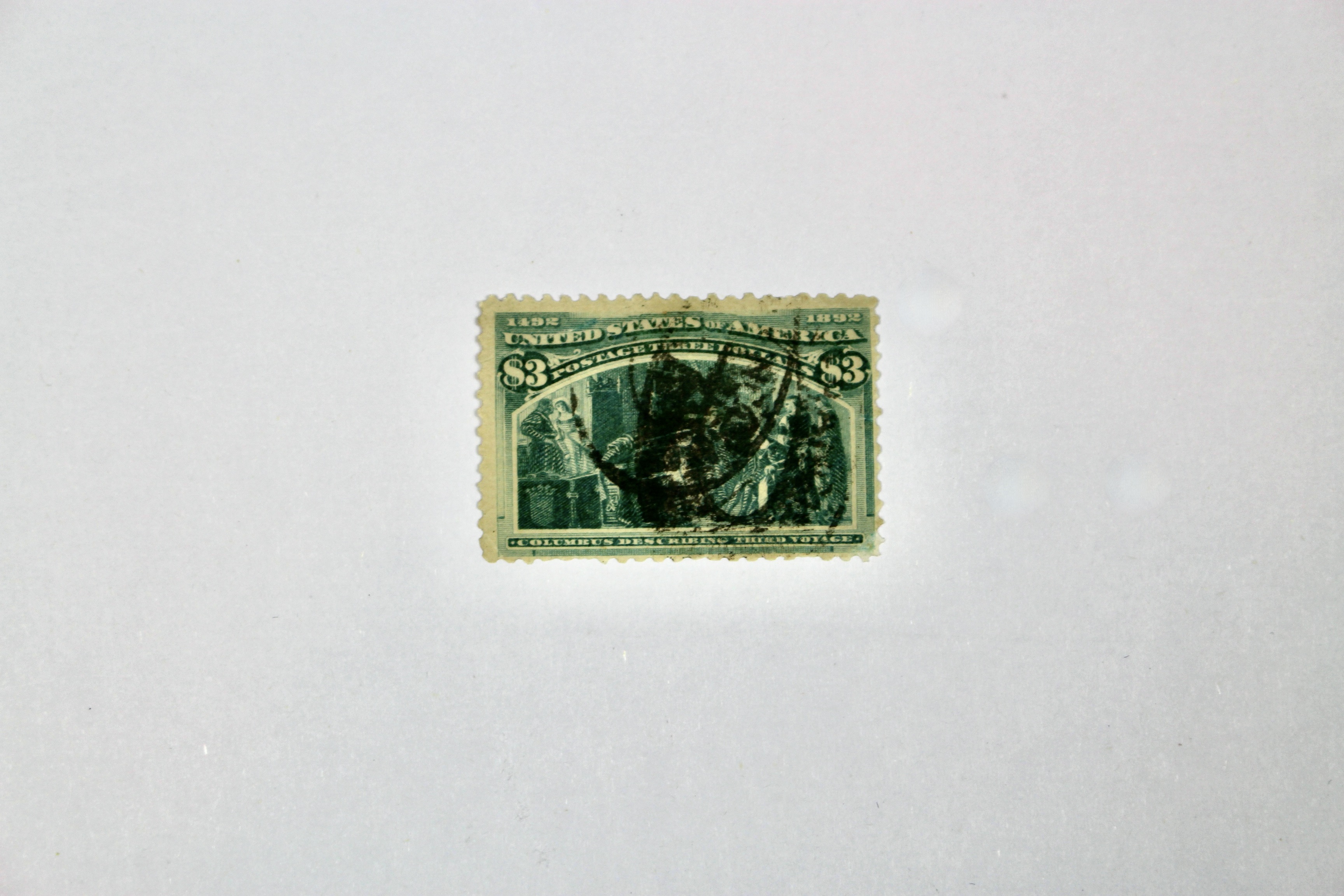 $3 Columbian Exposition Postage Stamp, 1893