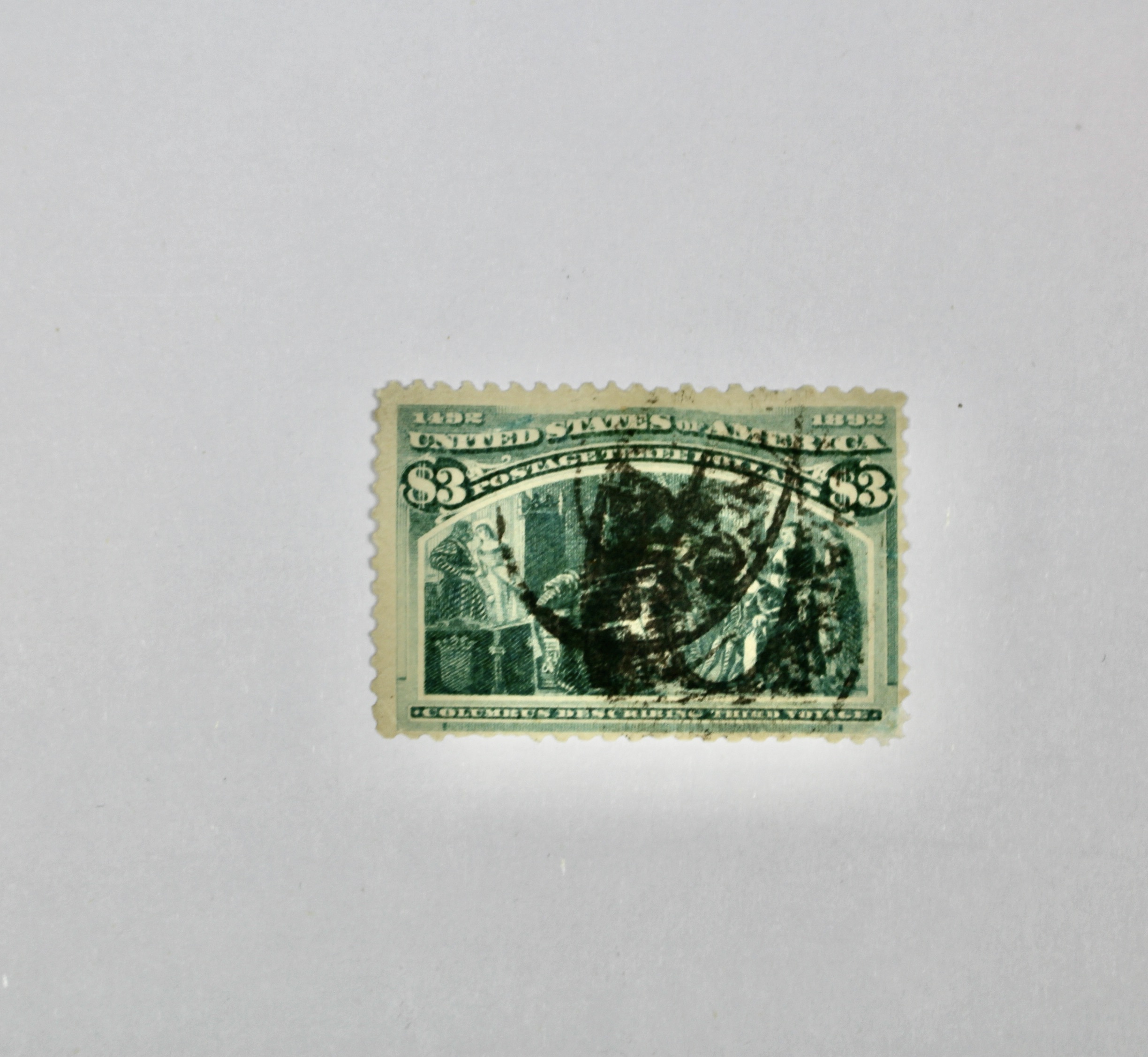 $3 Columbian Exposition Postage Stamp, 1893