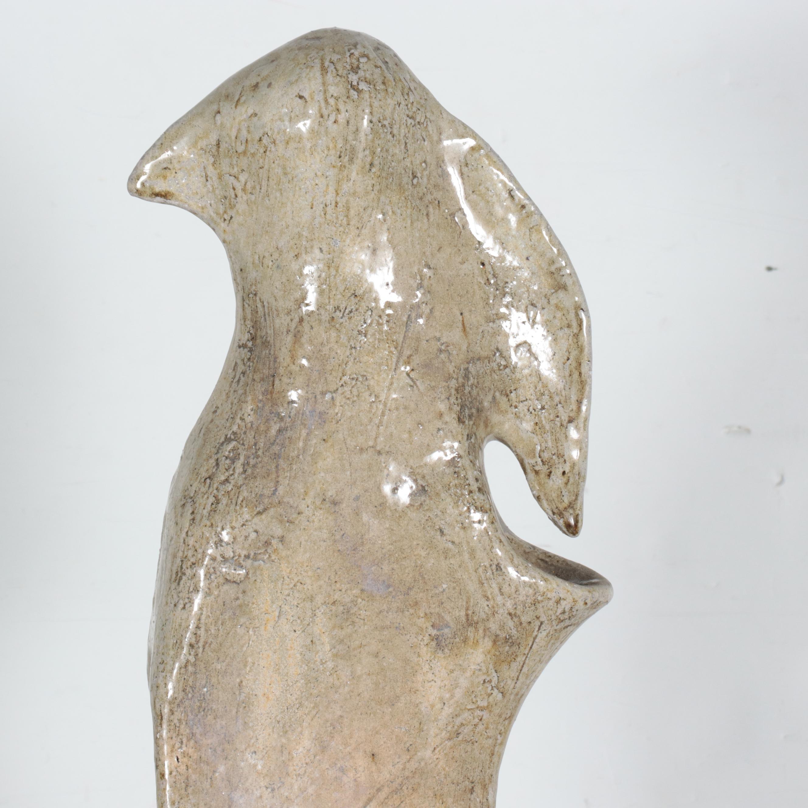 Biomorphic Abstract Ceramic Sculpture, 20th Century