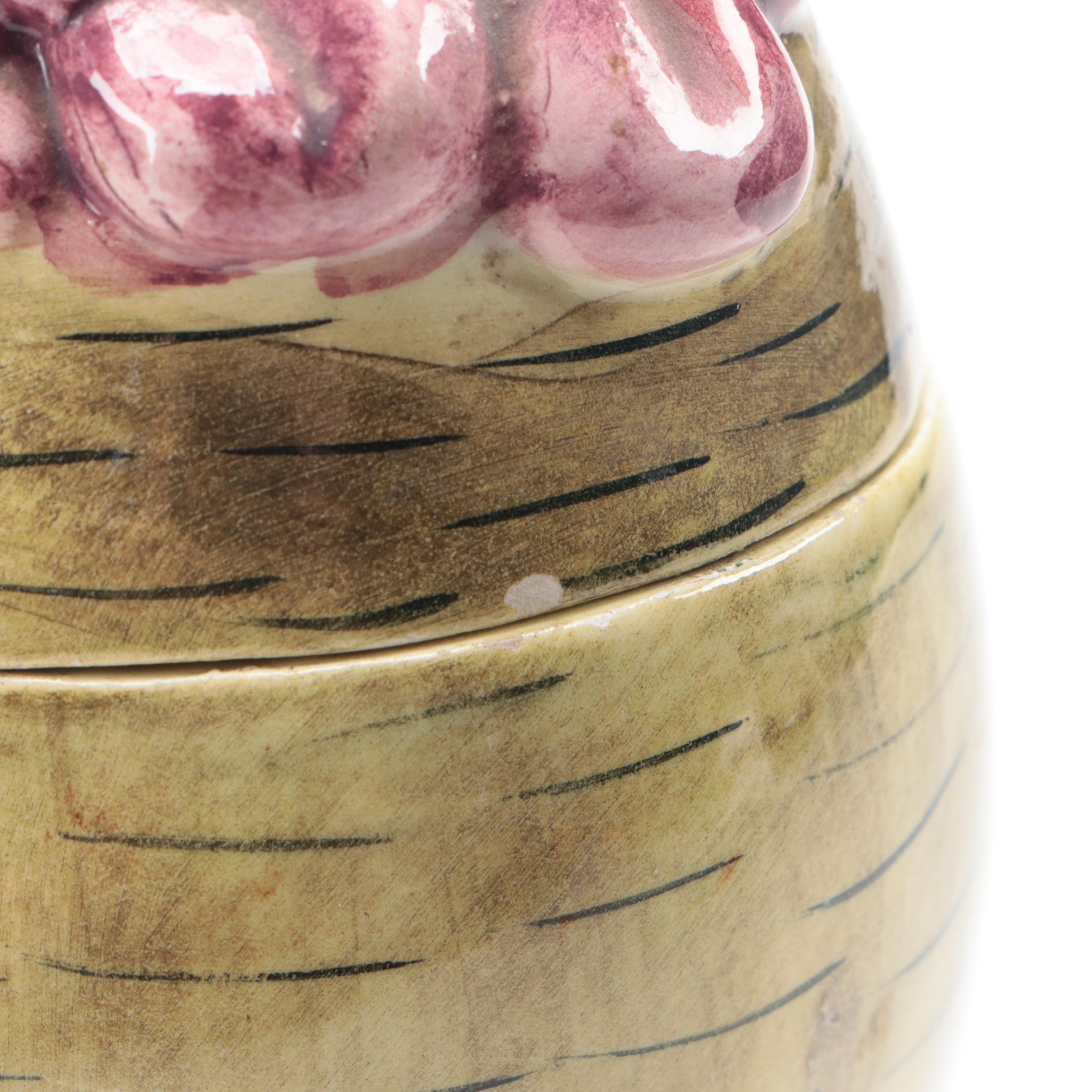 Italian Majolica Turkey Shaped Tureen, Mid to Late 20th Century