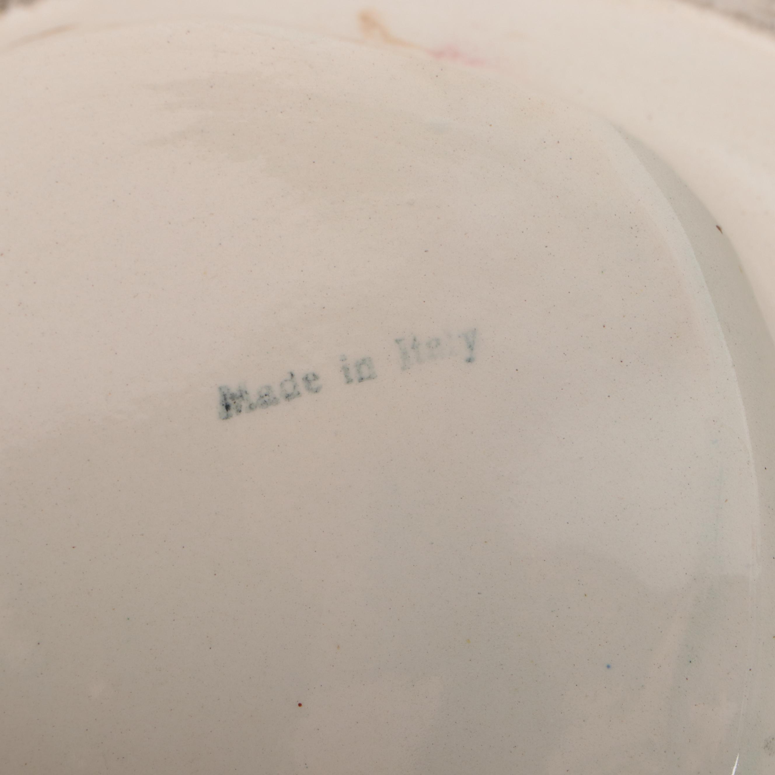 Italian Majolica Turkey Shaped Tureen, Mid to Late 20th Century