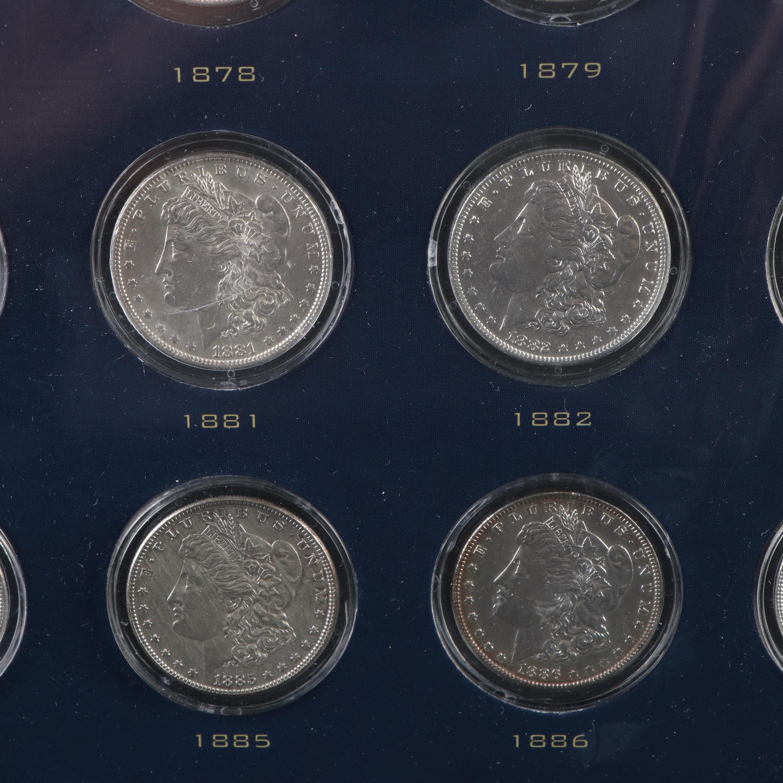 Morgan Silver Dollar Date Set 1878-1921