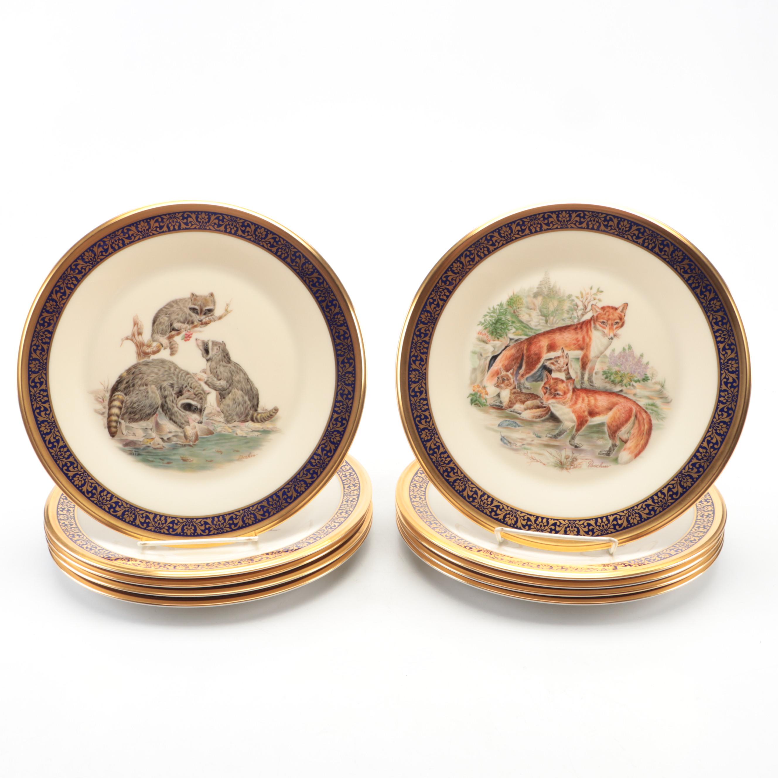 Lenox Limited Edition "Woodland Wildlife" Bone China Collector Plates, 1973–1982