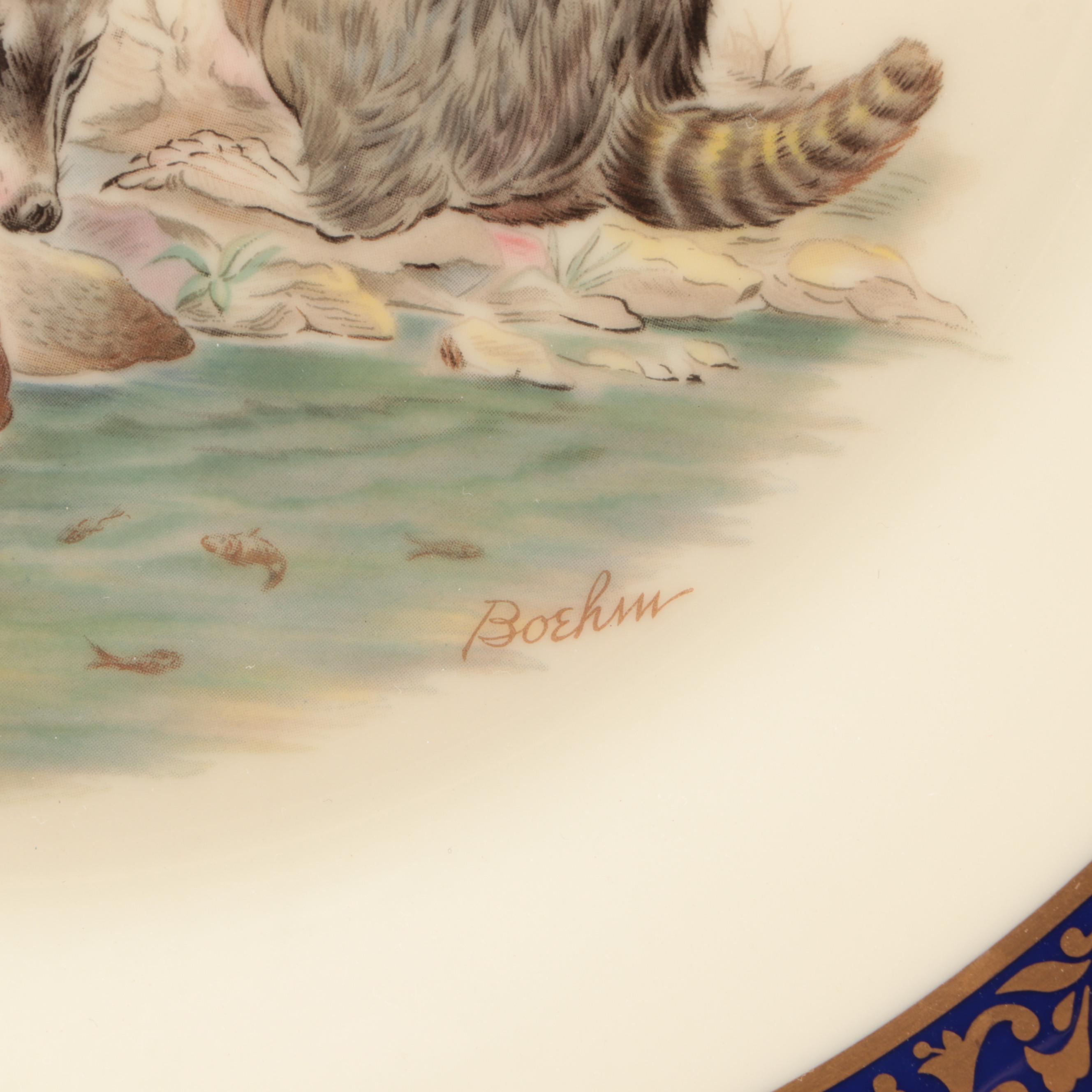 Lenox Limited Edition "Woodland Wildlife" Bone China Collector Plates, 1973–1982