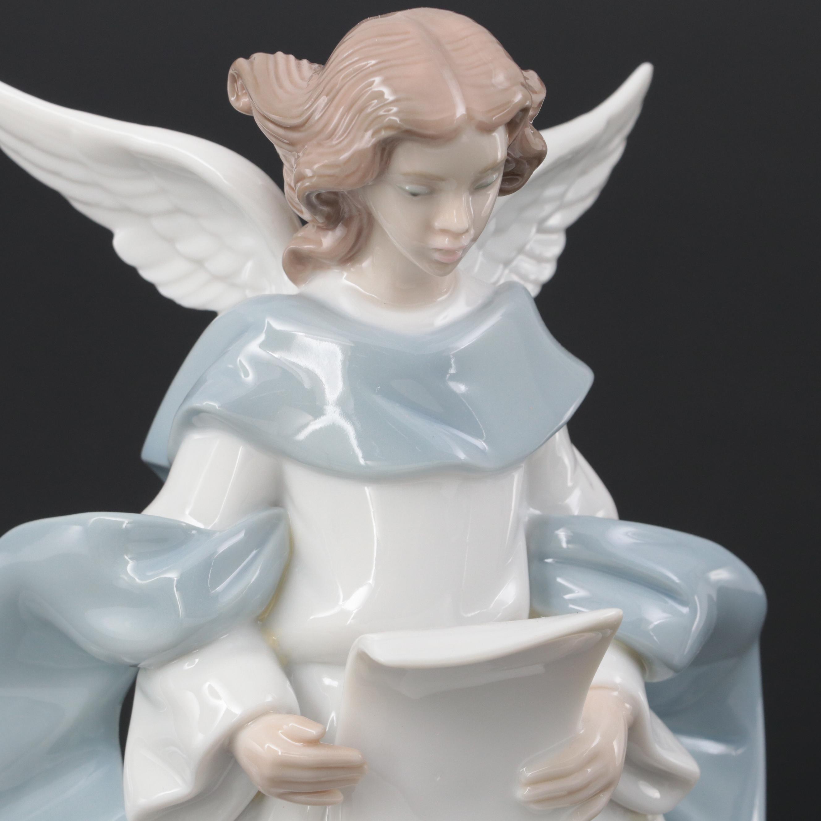 Lladro "Angel Tree Topper" and Other Figurines