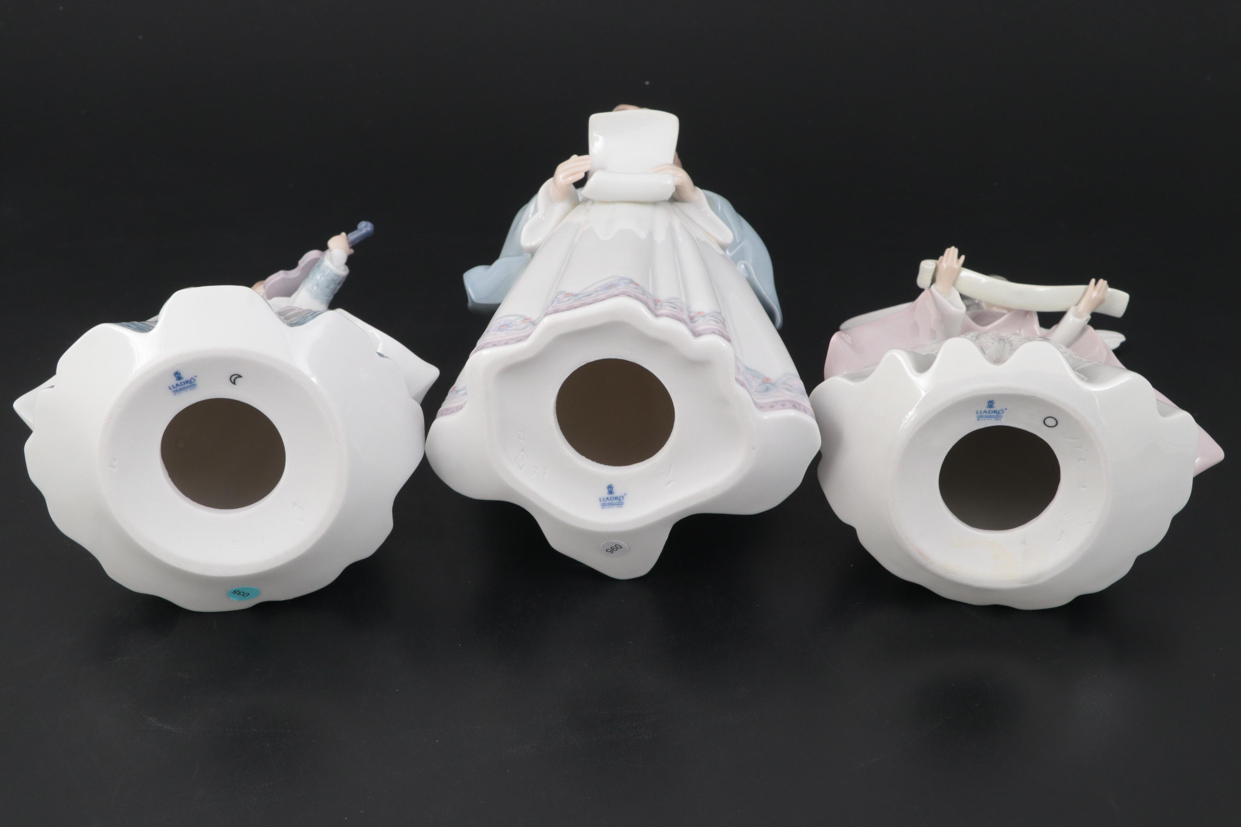 Lladro "Angel Tree Topper" and Other Figurines