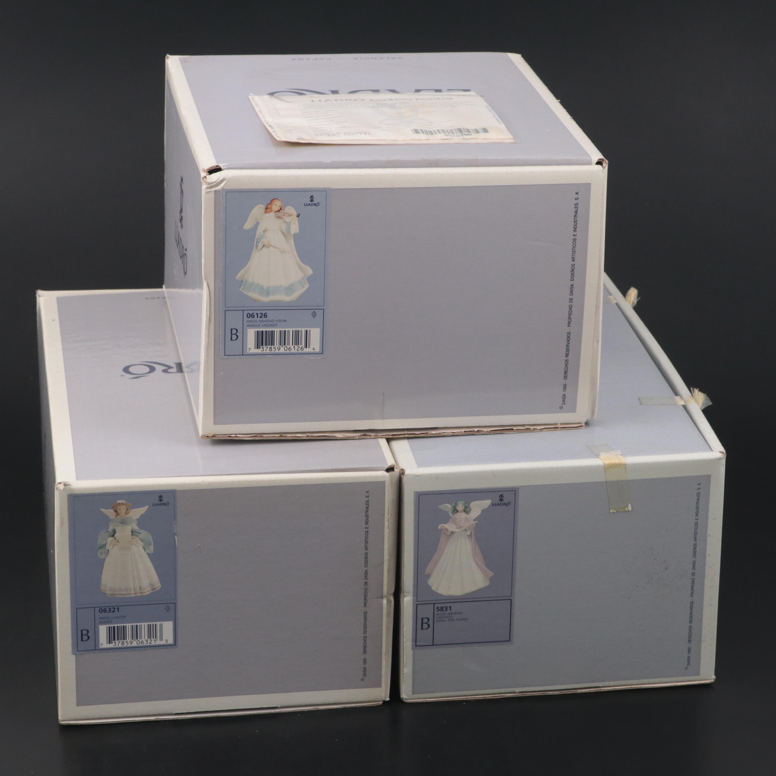 Lladro "Angel Tree Topper" and Other Figurines