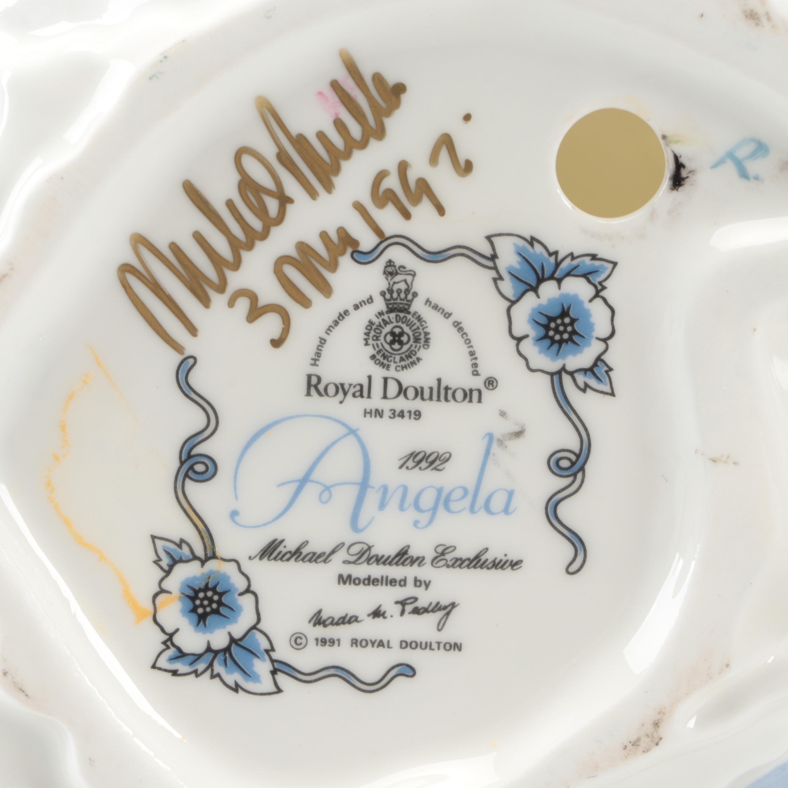 Royal Doulton "Angela" and Other Figurines