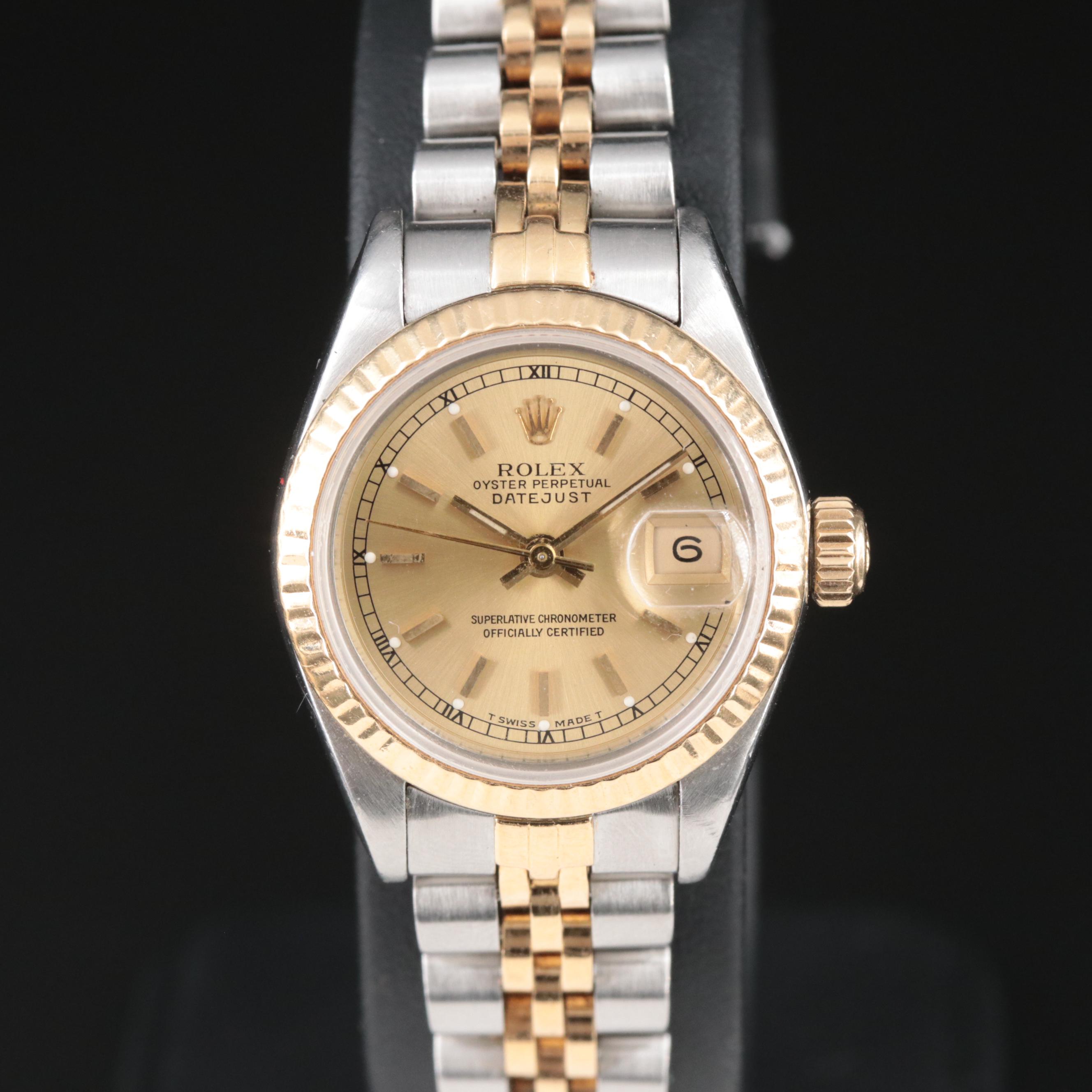 1985 Rolex Two-Tone Datejust Watch