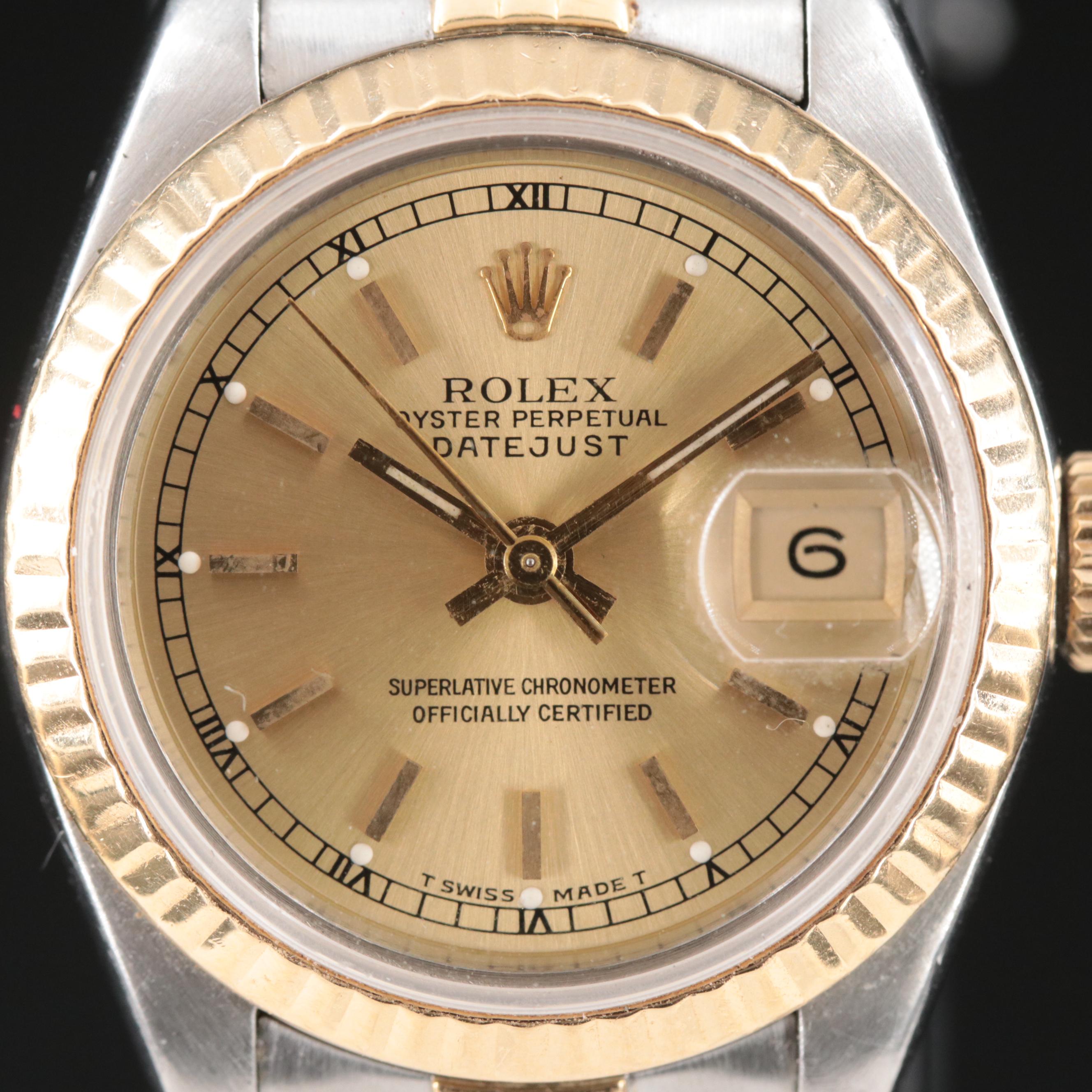 1985 Rolex Two-Tone Datejust Watch
