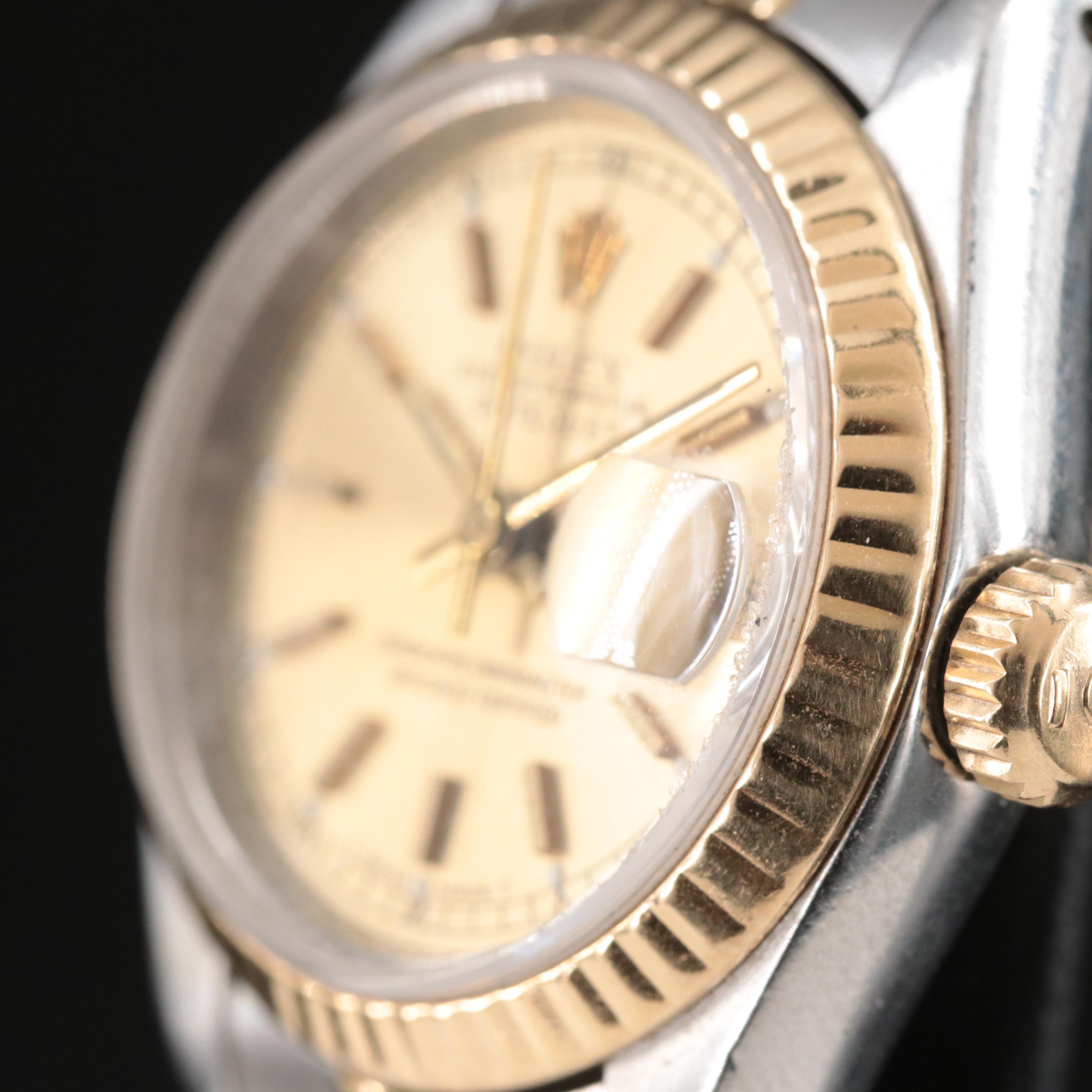 1985 Rolex Two-Tone Datejust Watch
