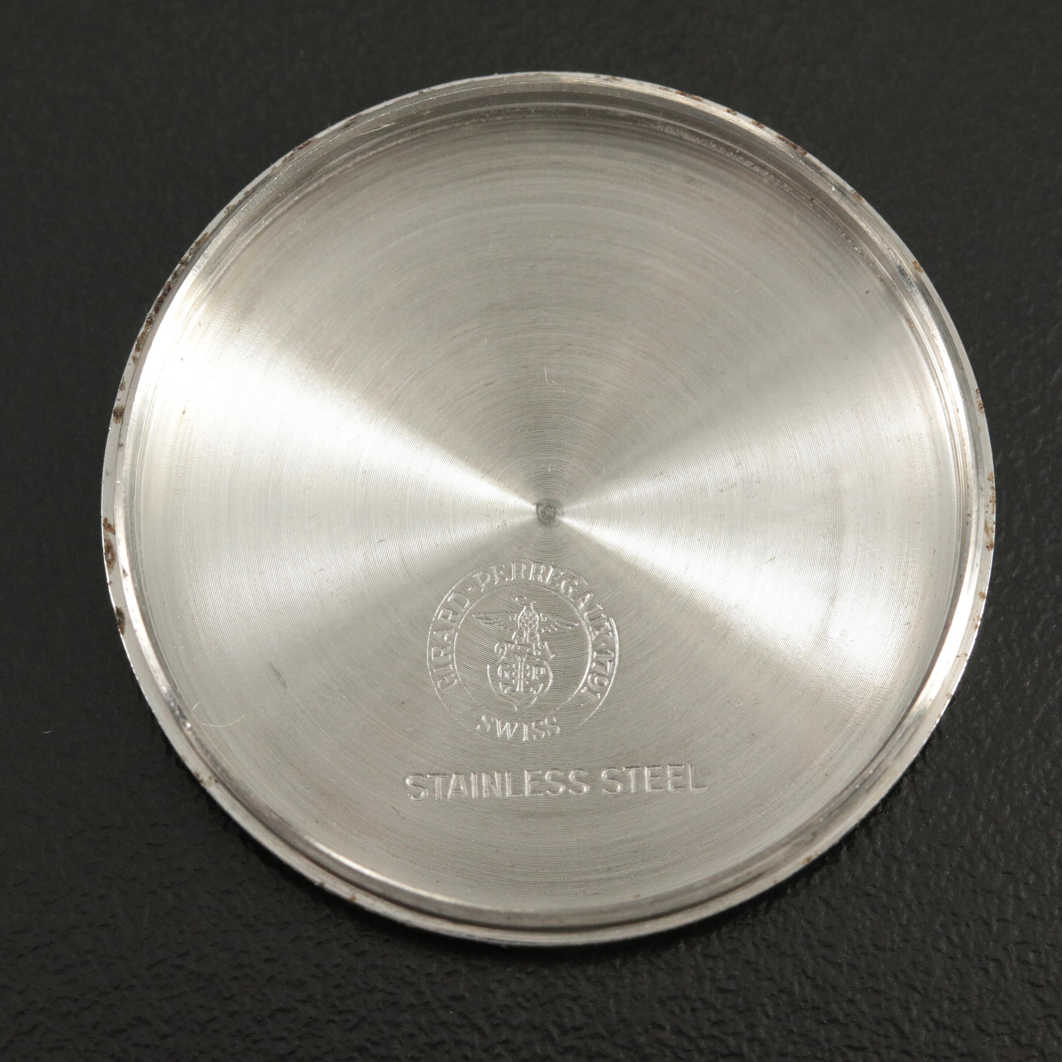 Girard Perregaux Stainless Steel Chronograph Valjoux 72 Watch