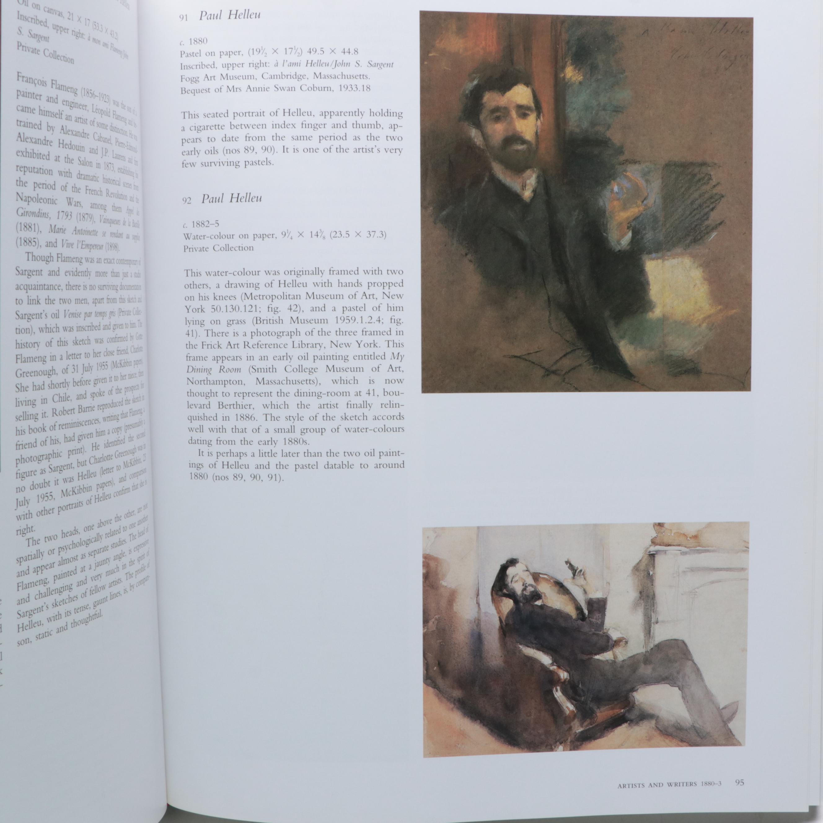 "John Singer Sargent: The Early Portraits" Vol. I and More Art Books