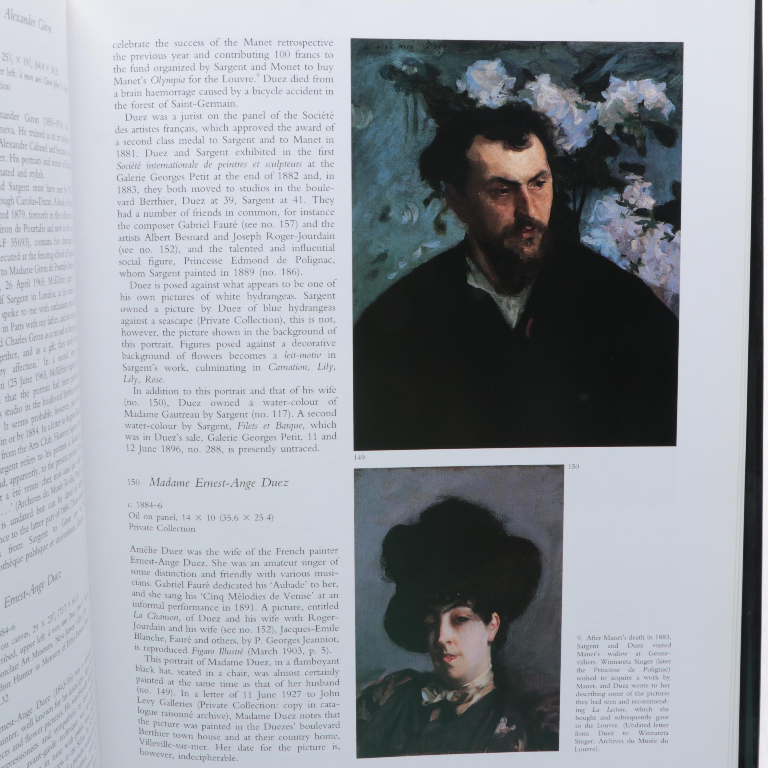 "John Singer Sargent: The Early Portraits" Vol. I and More Art Books