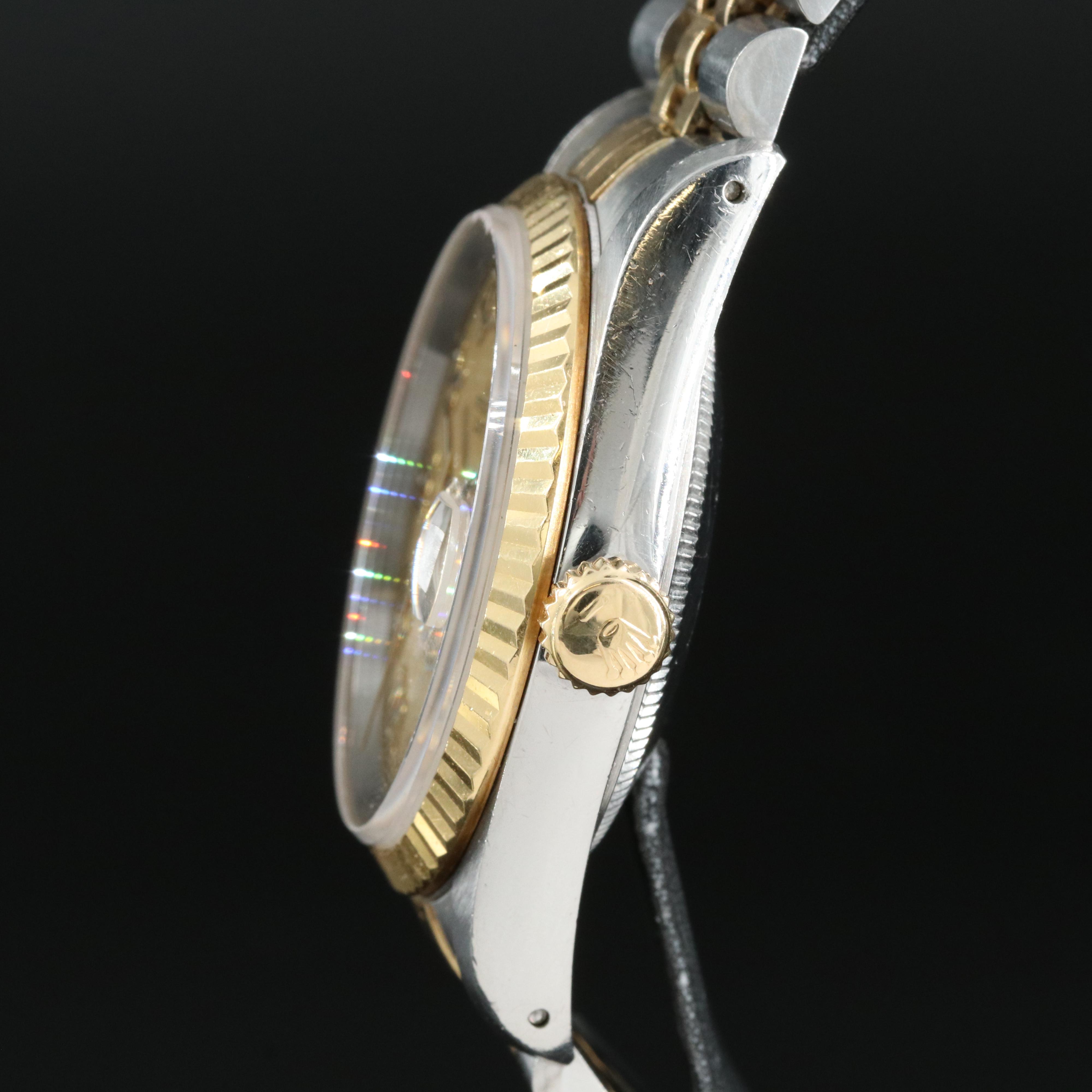 1991 Rolex Oyster Perpetual Two-Tone Datejust Watch