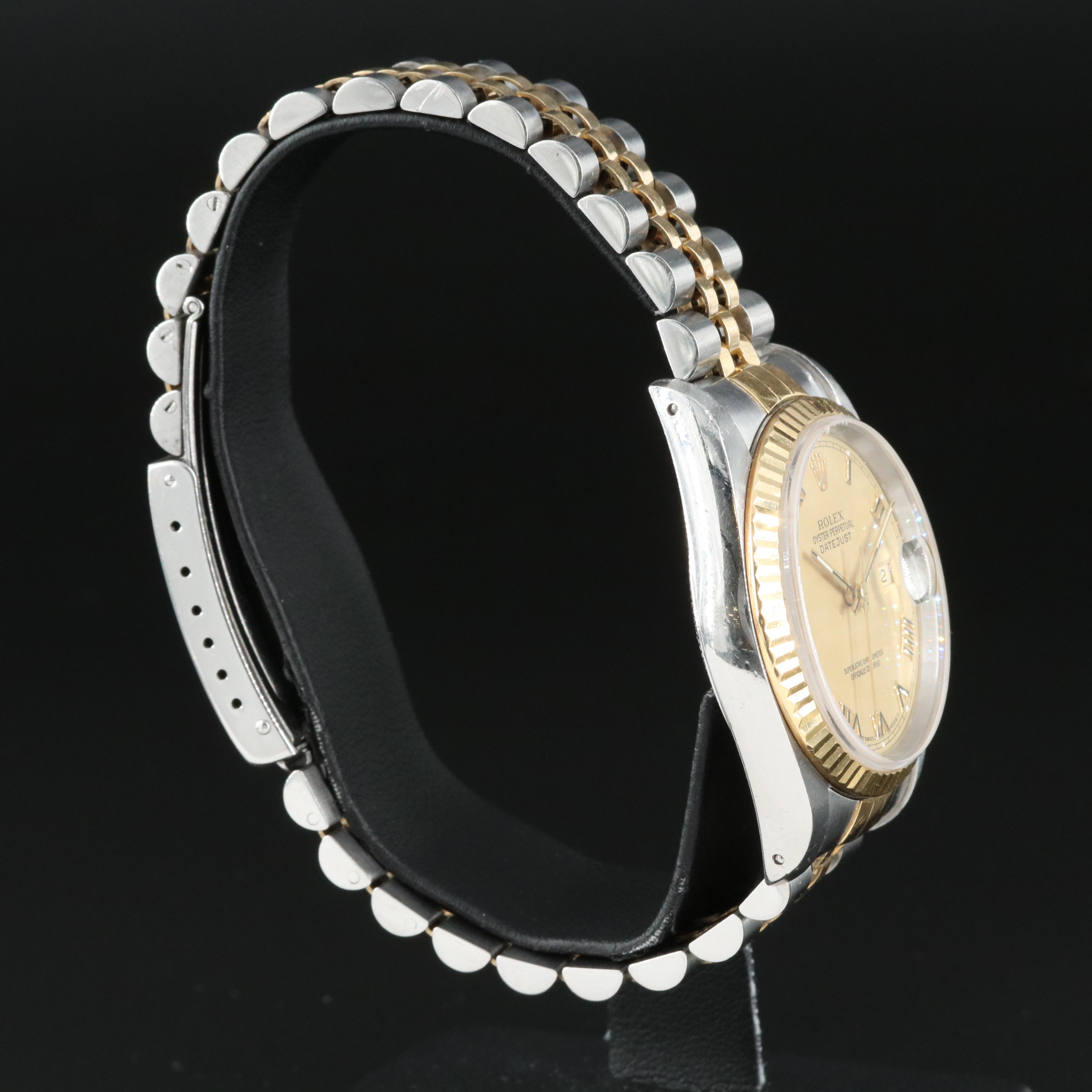 1991 Rolex Oyster Perpetual Two-Tone Datejust Watch