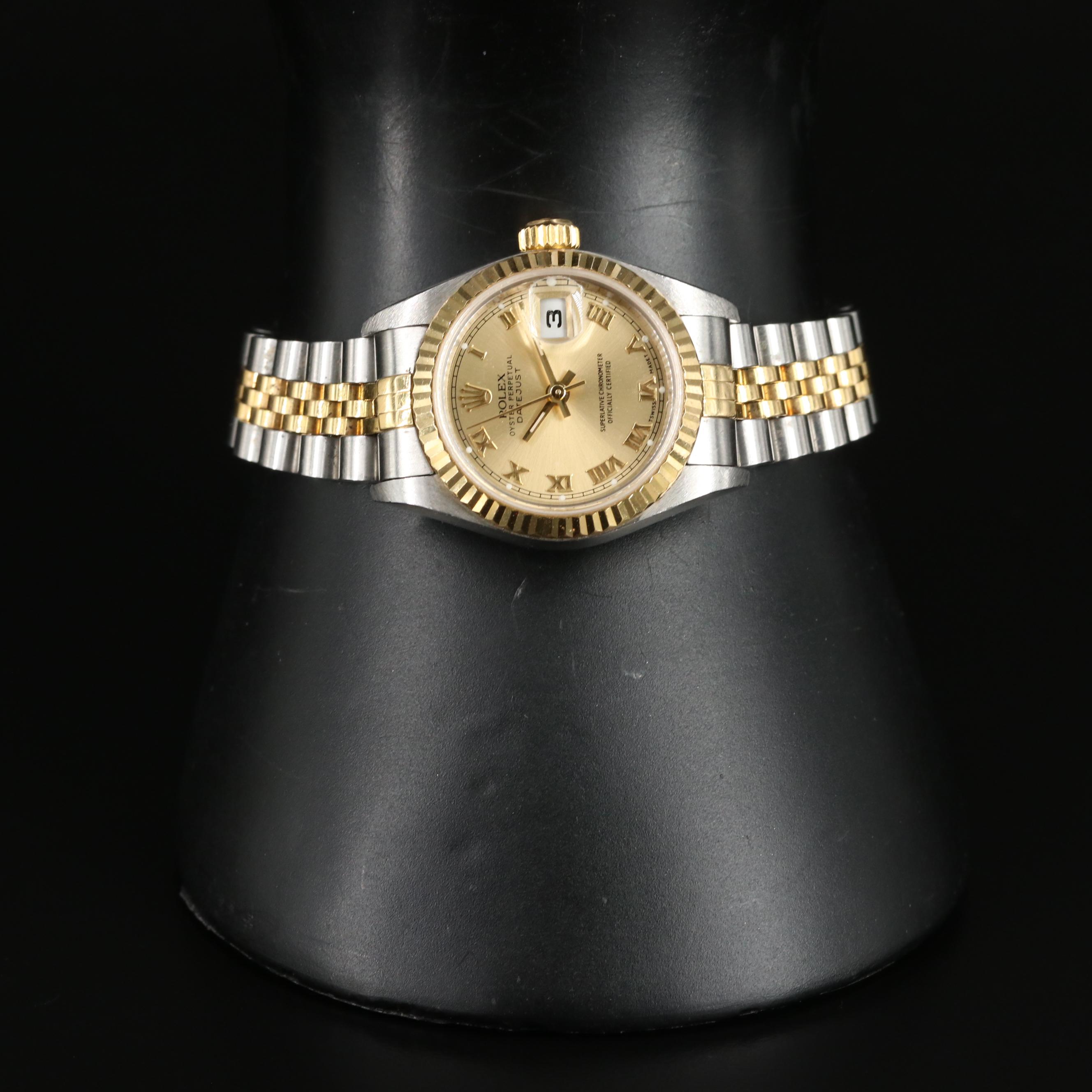 2001 Rolex Oyster Perpetual Two-Tone Datejust Watch