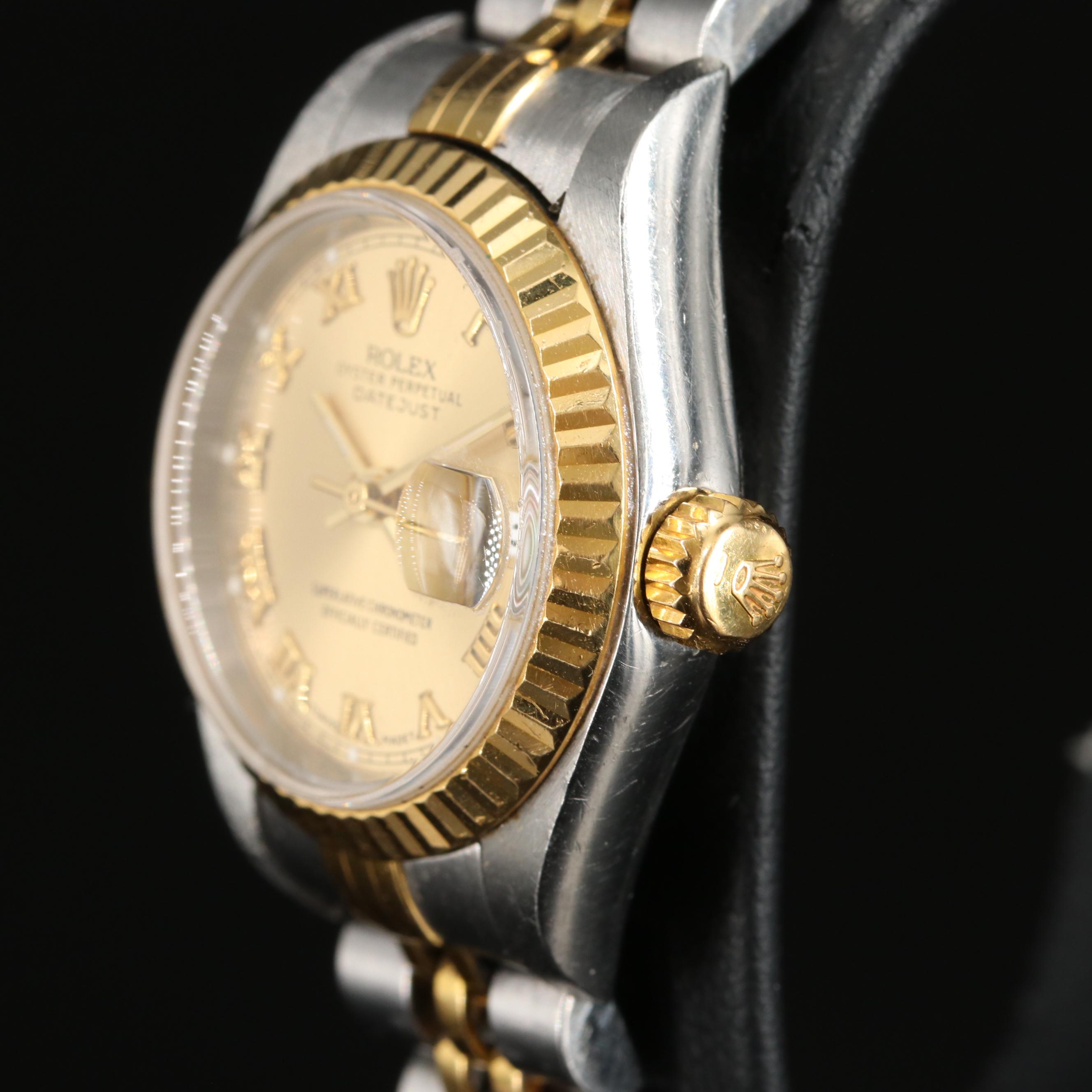 2001 Rolex Oyster Perpetual Two-Tone Datejust Watch