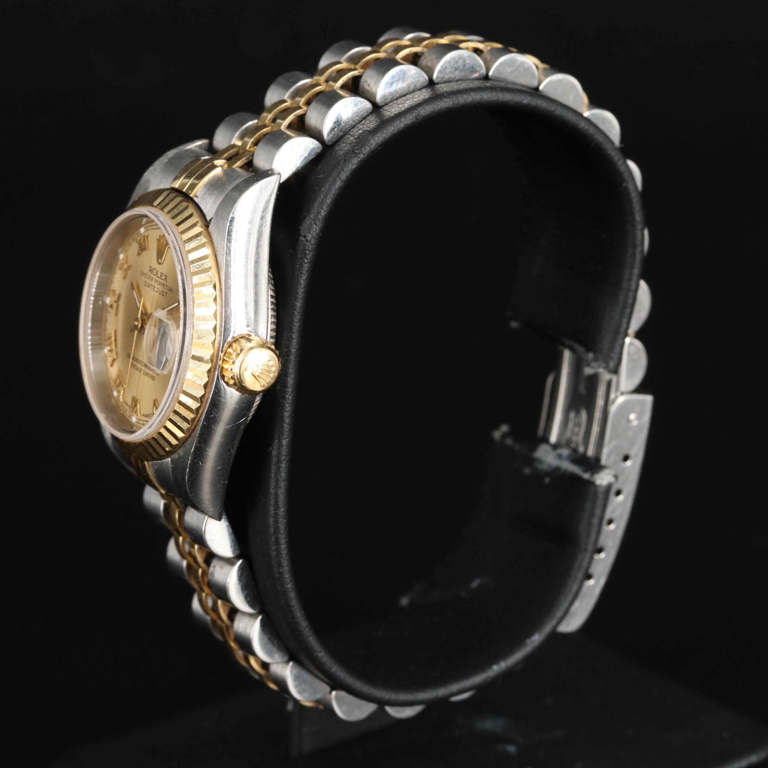 2001 Rolex Oyster Perpetual Two-Tone Datejust Watch