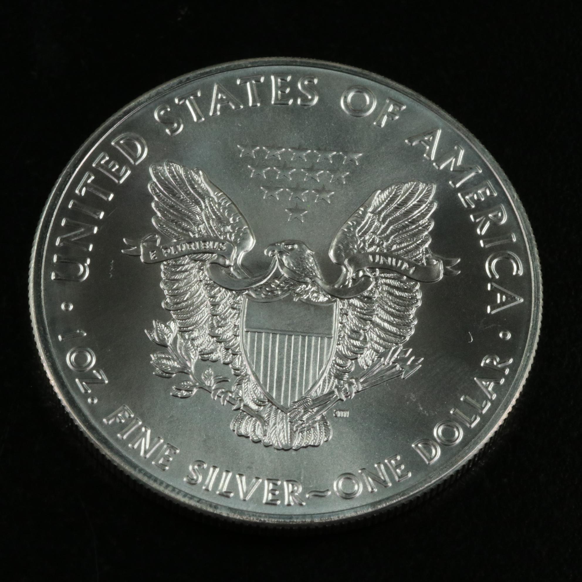 Roll of Twenty 2016 American Silver Eagle Bullion Coins