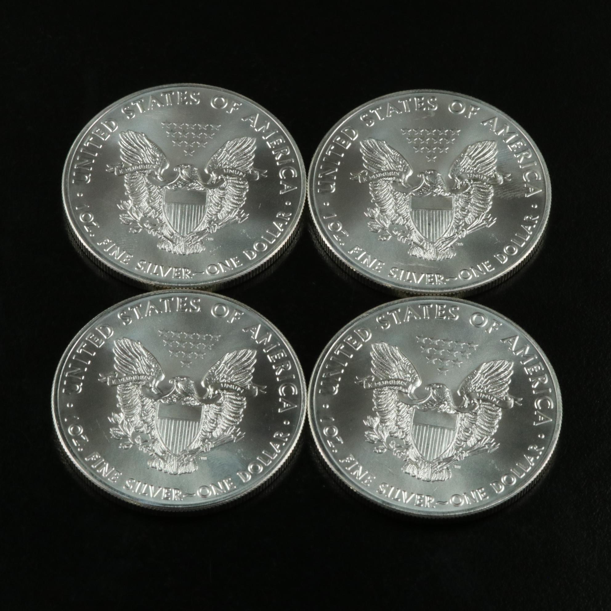 Roll of Twenty 2016 American Silver Eagle Bullion Coins