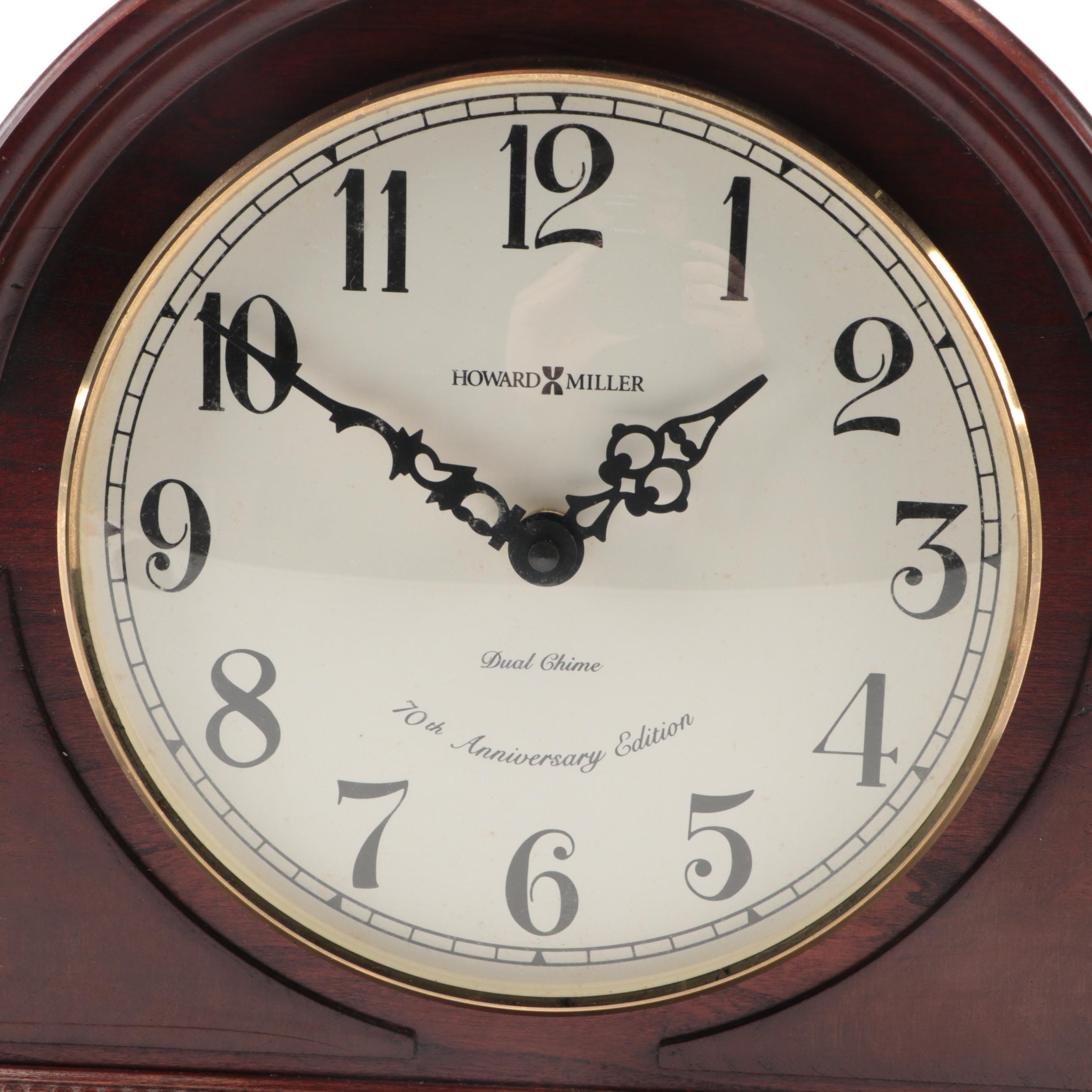 Howard Miller Fleetwood Dual Chime Mantel Clock, Model 630122 EBTH