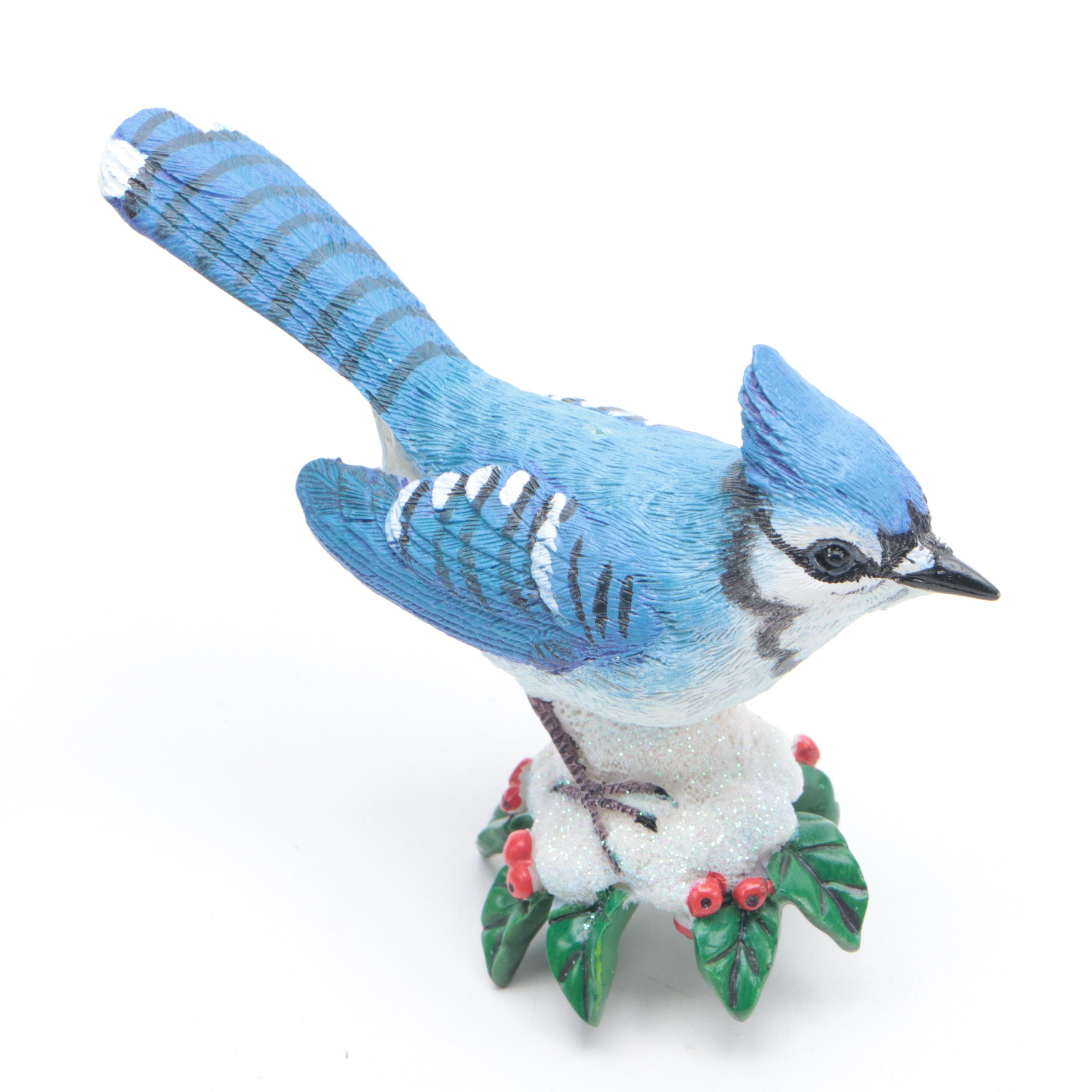 The Danbury Mint Cast Resin Bird Christmas Ornaments